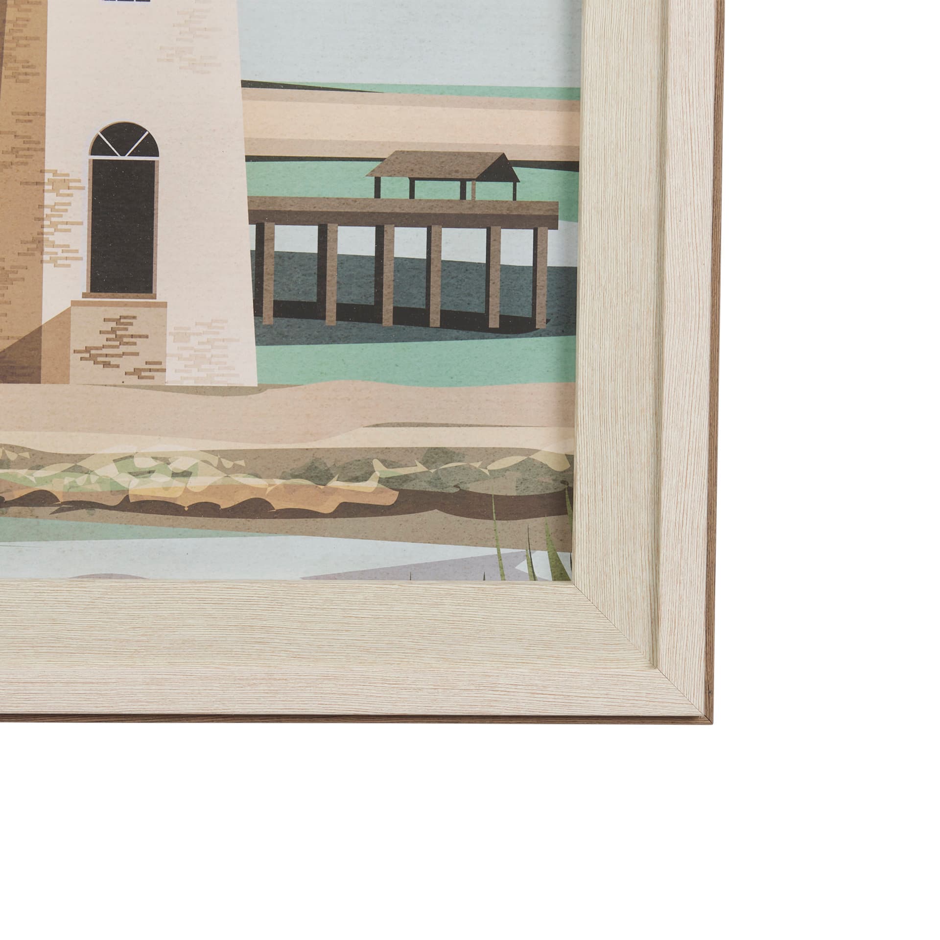 Georgia Go USA (XL) by Mercana Studio a Hand Embellished Decograph Framed Art Print under Glass — product photograph
