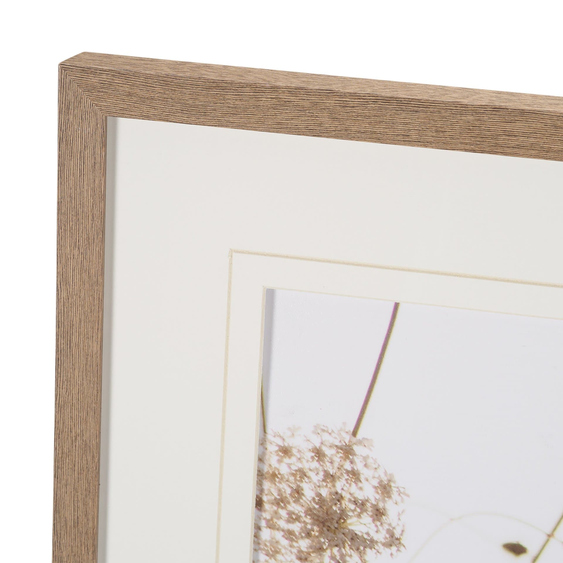 Wild Carrot Flowers by Zaira Zarotti Textured Framed Photo Print Matted under Glass — product photograph