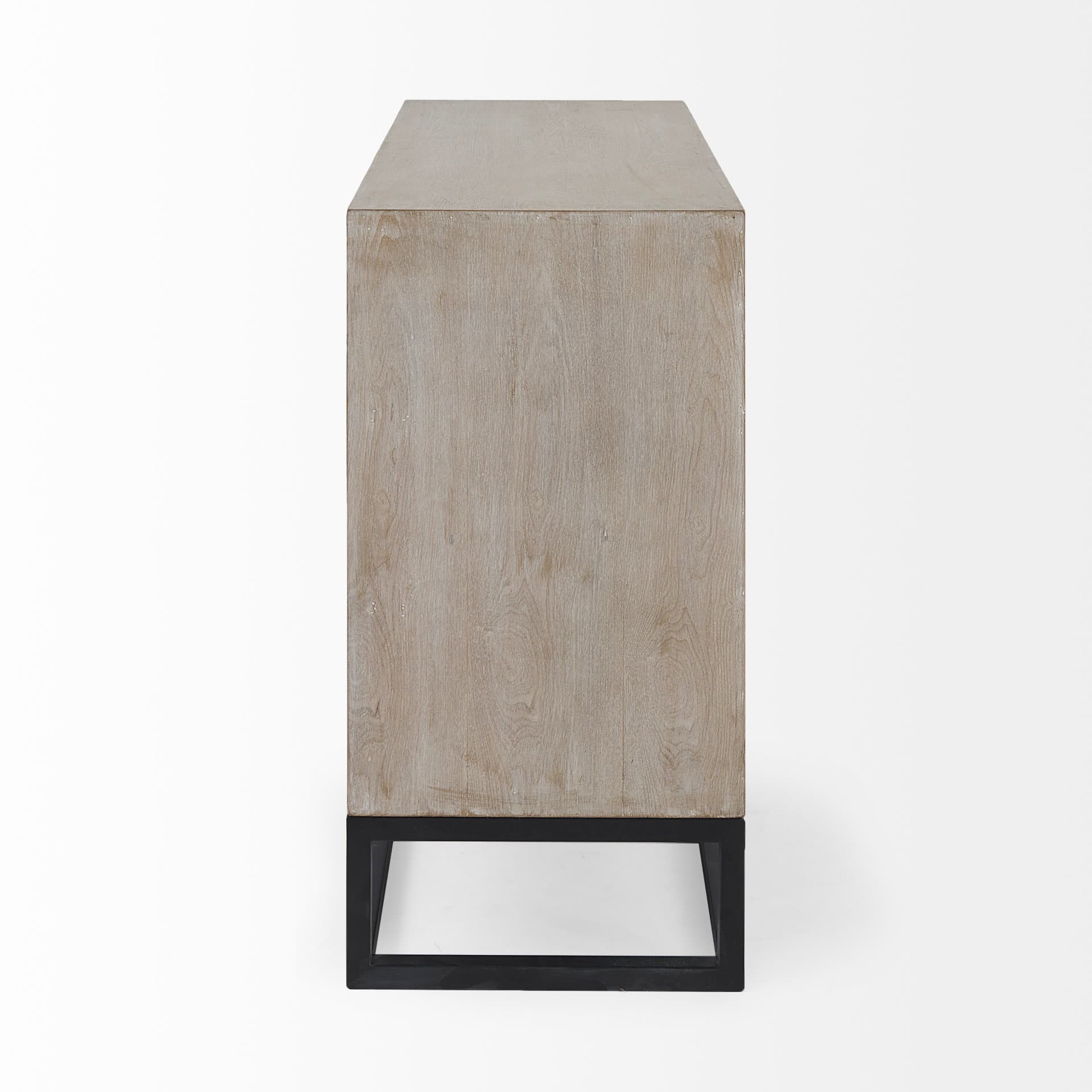 Genevieve I 39L x 16W Light Brown Fir Veneer 3 Drawer Accent Cabinet — product photograph