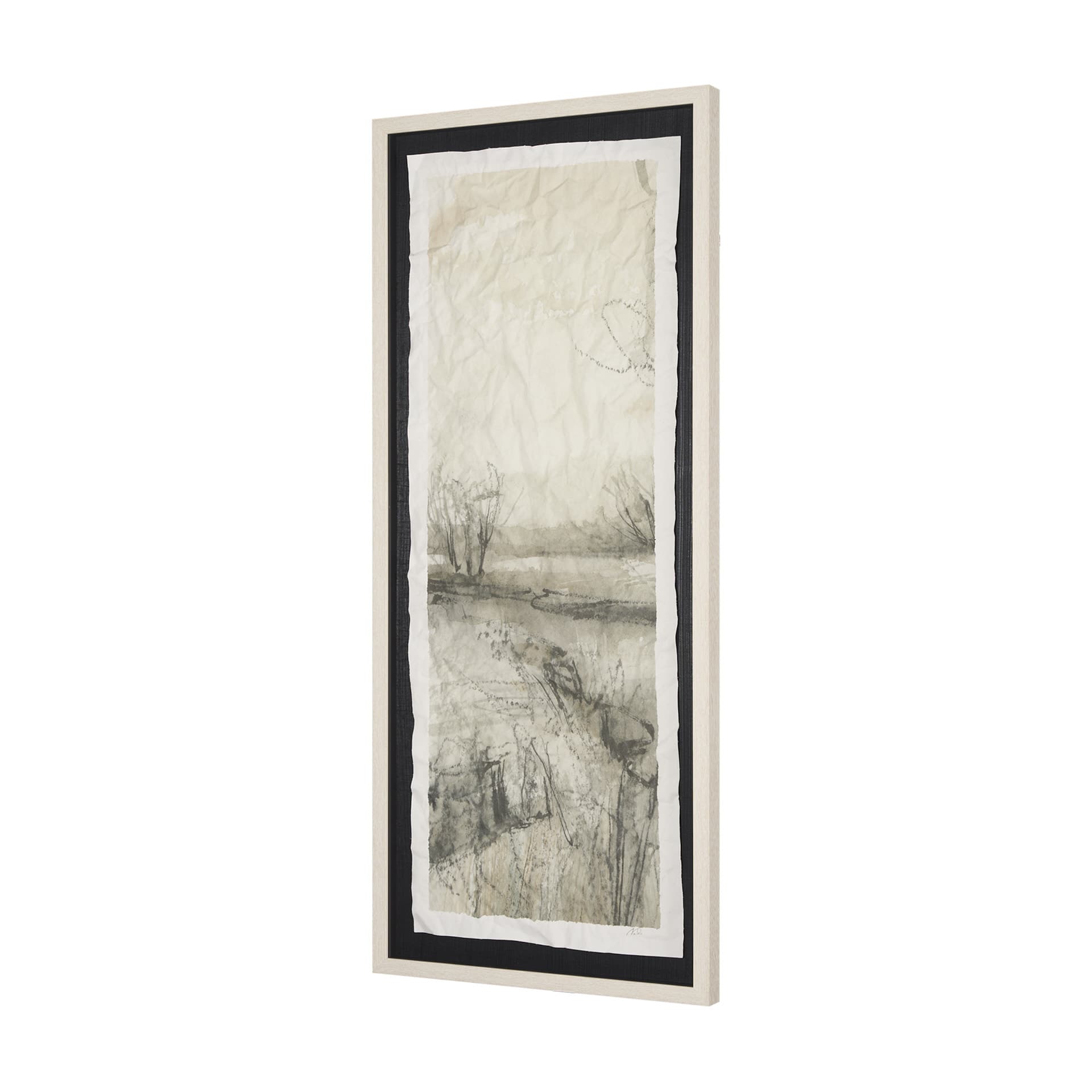 Beyond the Rain I by Mercana Studio a Hand Embellished Framed Art Print Matted under Glass — product photograph