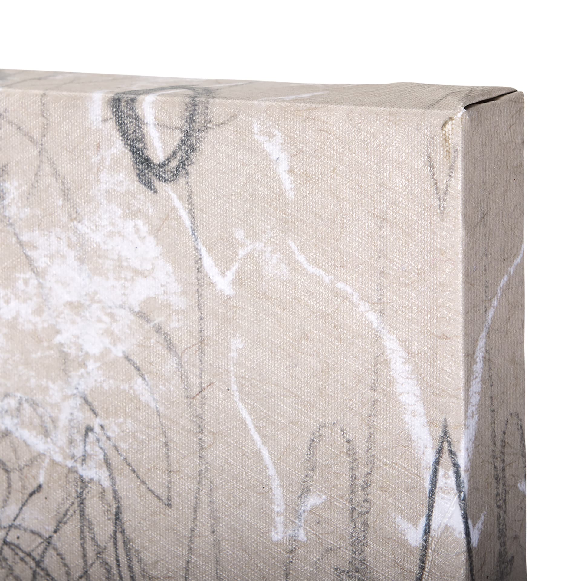 Sketch of animal II (Caribou) by Mercana Studio a Hand Embellished Textured Canvas — product photograph