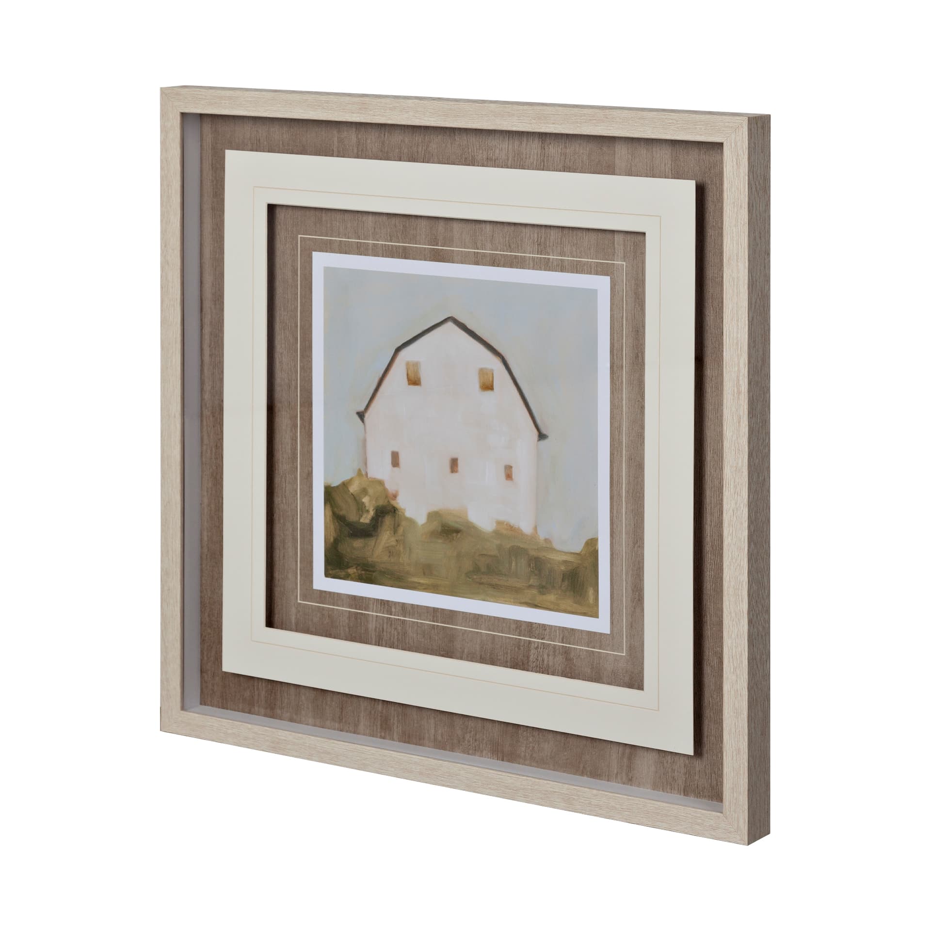Serene Barn III by Emma Scarvey a Framed Art Print Matted under Glass — product photograph