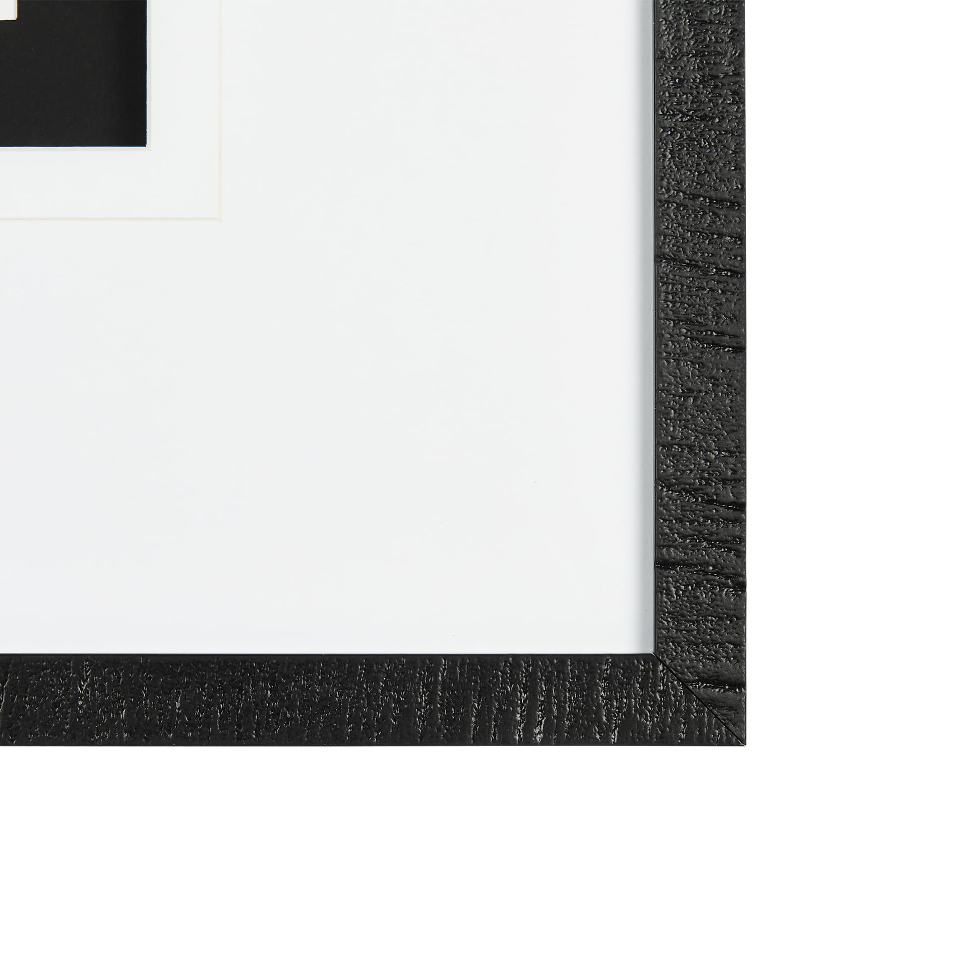 Botanical sketches II (Grey) by Mercana Studio Hand Embellished Framed Art Print Matted under Glass — product photograph