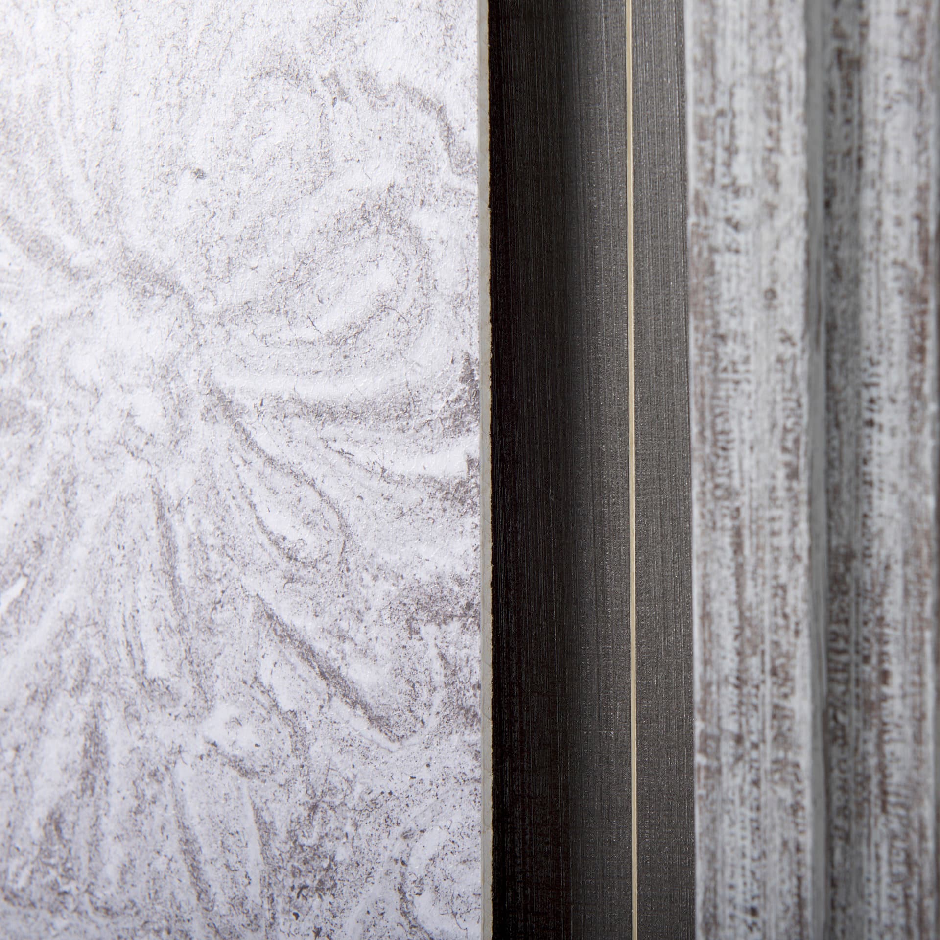 Vintage Tile Collection II by Mercana Studio a Hand Embellished Textured Framed Art Print — product photograph