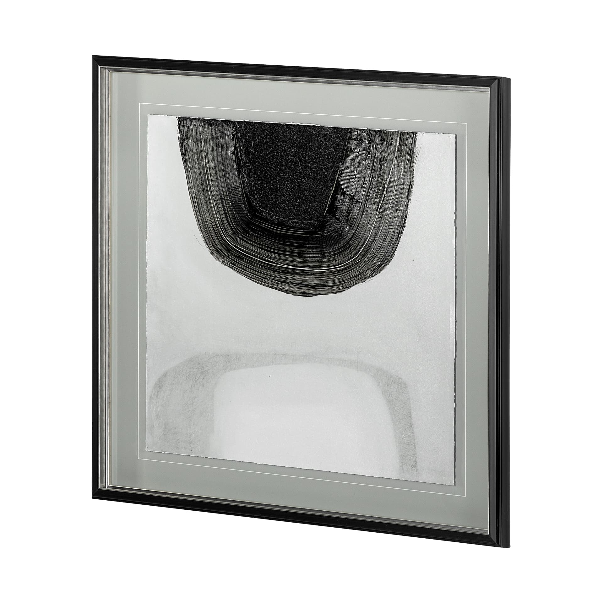 Shadows in the Dark II by Drew Sims a Hand Embellished Textured Framed Art Print Matted under Glass — product photograph