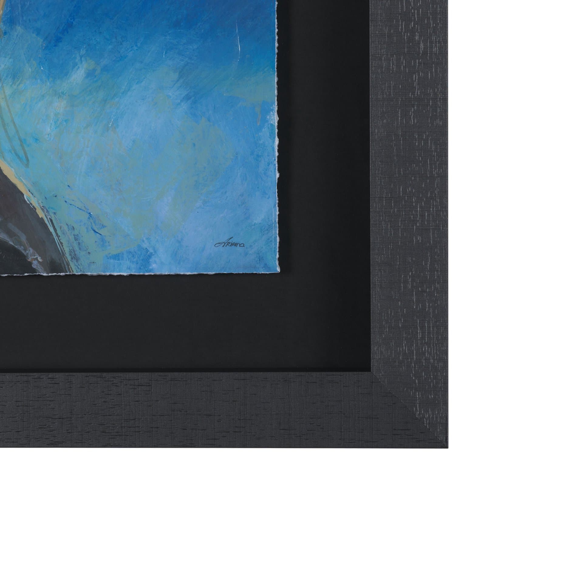 Round Up IV by Mercana Studio Textured Framed Artwork Matted under Glass — product photograph