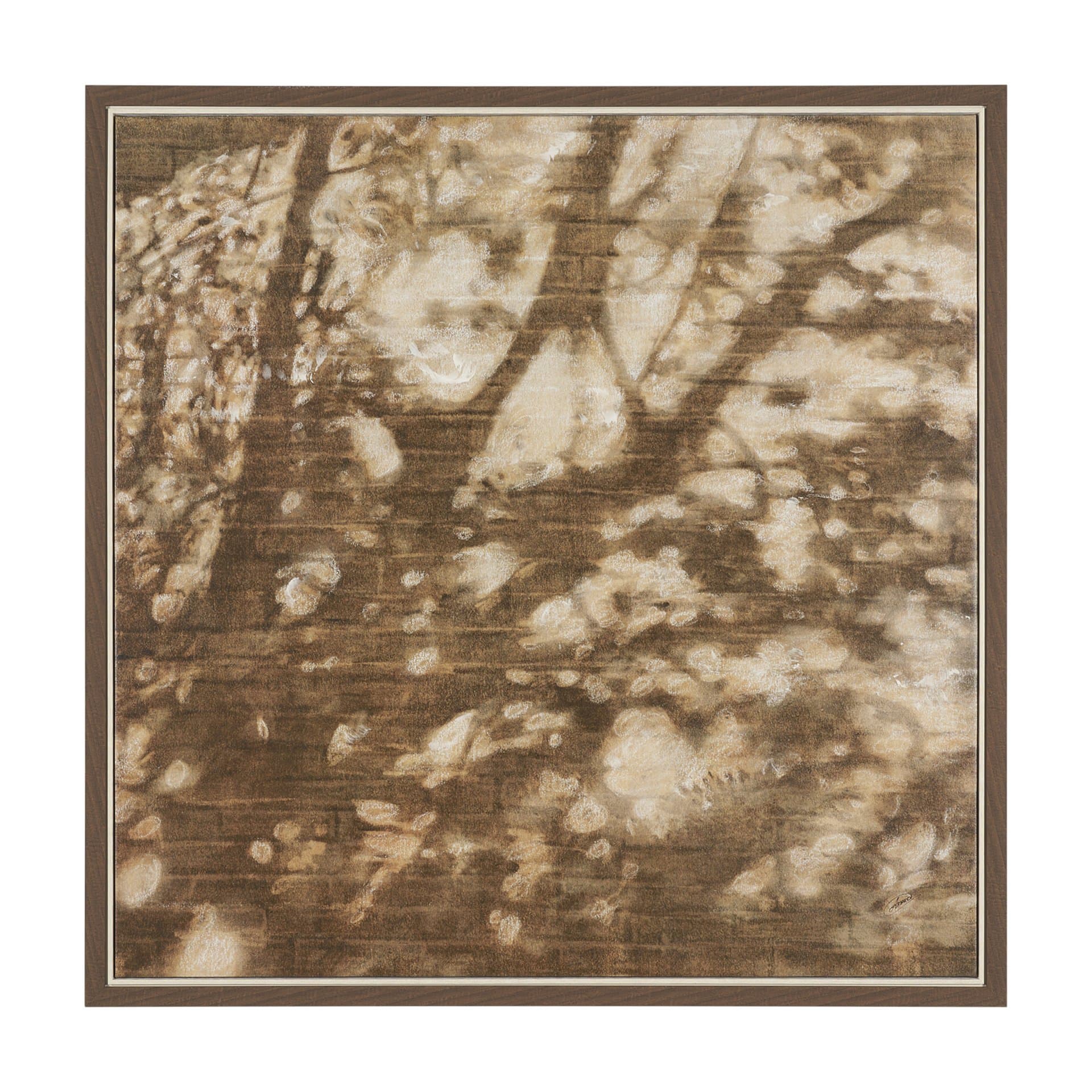 Wall of Shadows II by Mercana Studio Hand-Embellished Textured Framed Canvas Artwork — product photograph