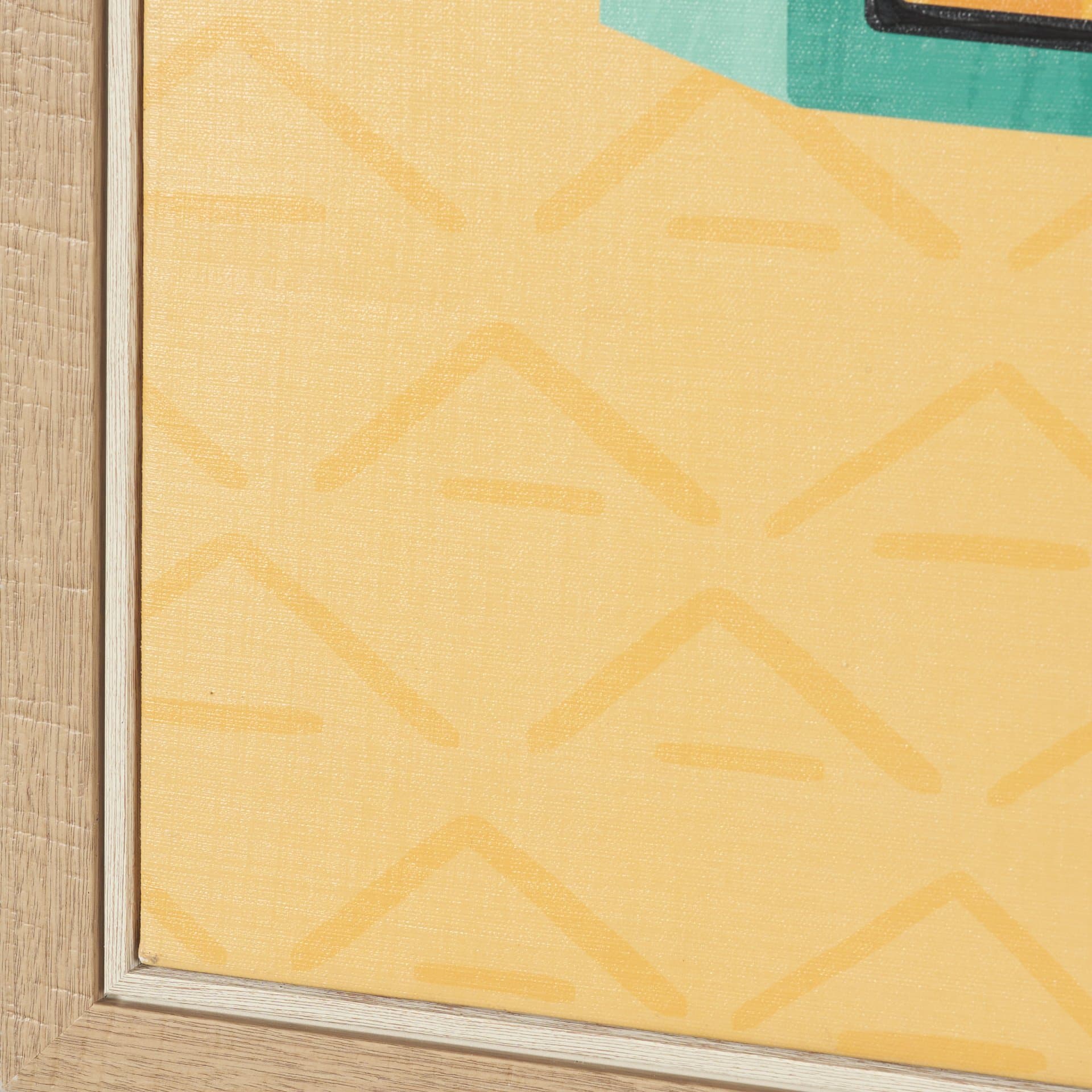 Strike I by Veronique Charron Hand Embelished Textured Framed Canvas Artwork — product photograph