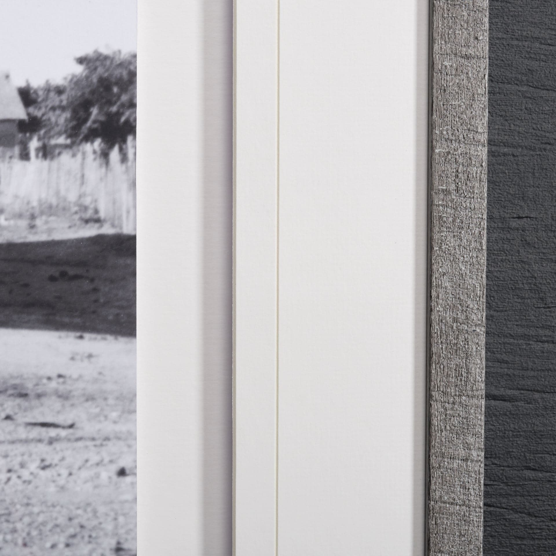 Welcome Back by The Vintage Collection Hand Embellished Textured Framed Art Photo Matted under Glass — product photograph
