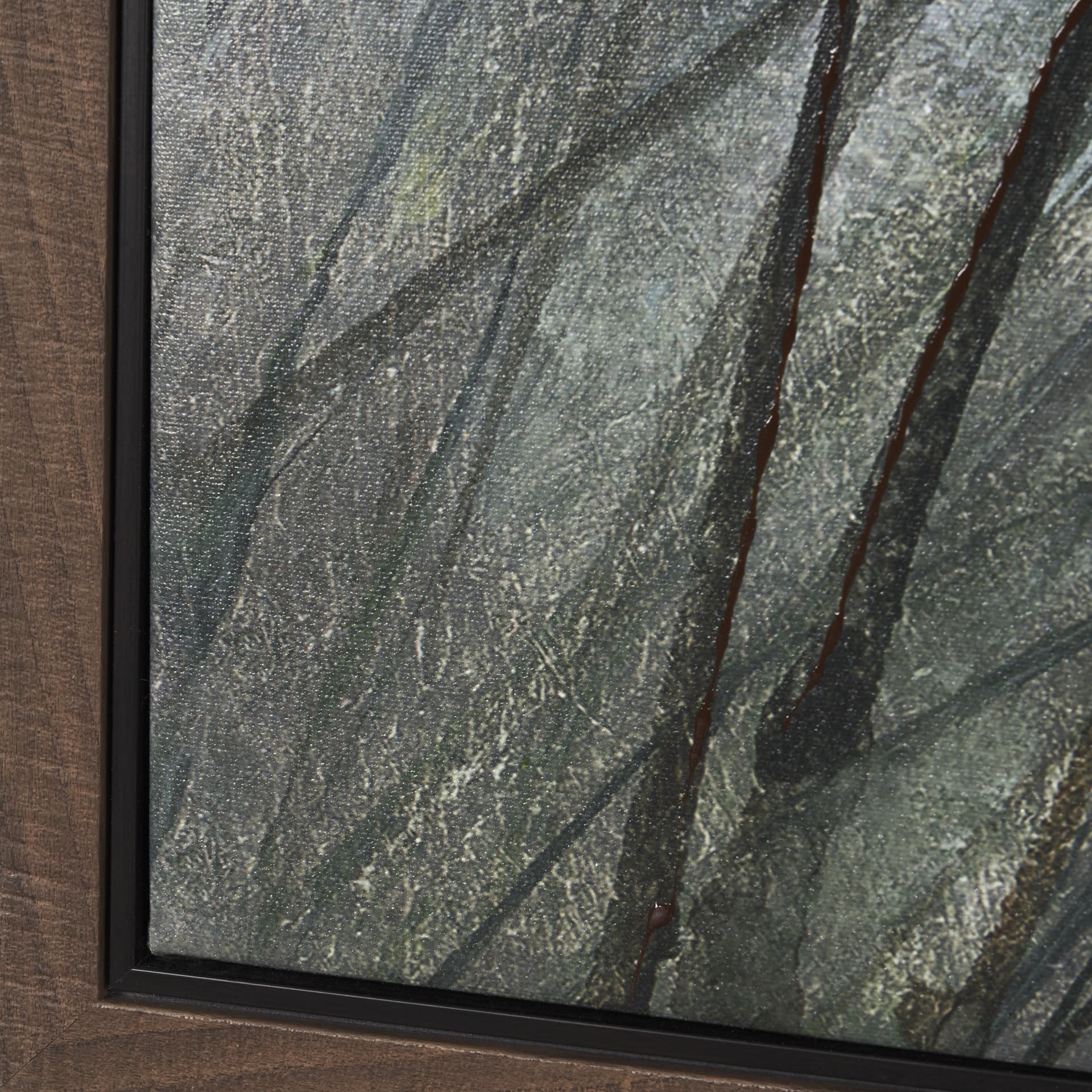 Pampas Grass Breeze II by Mercana Studio a Hand Embellished Textured Framed Canvas — product photograph