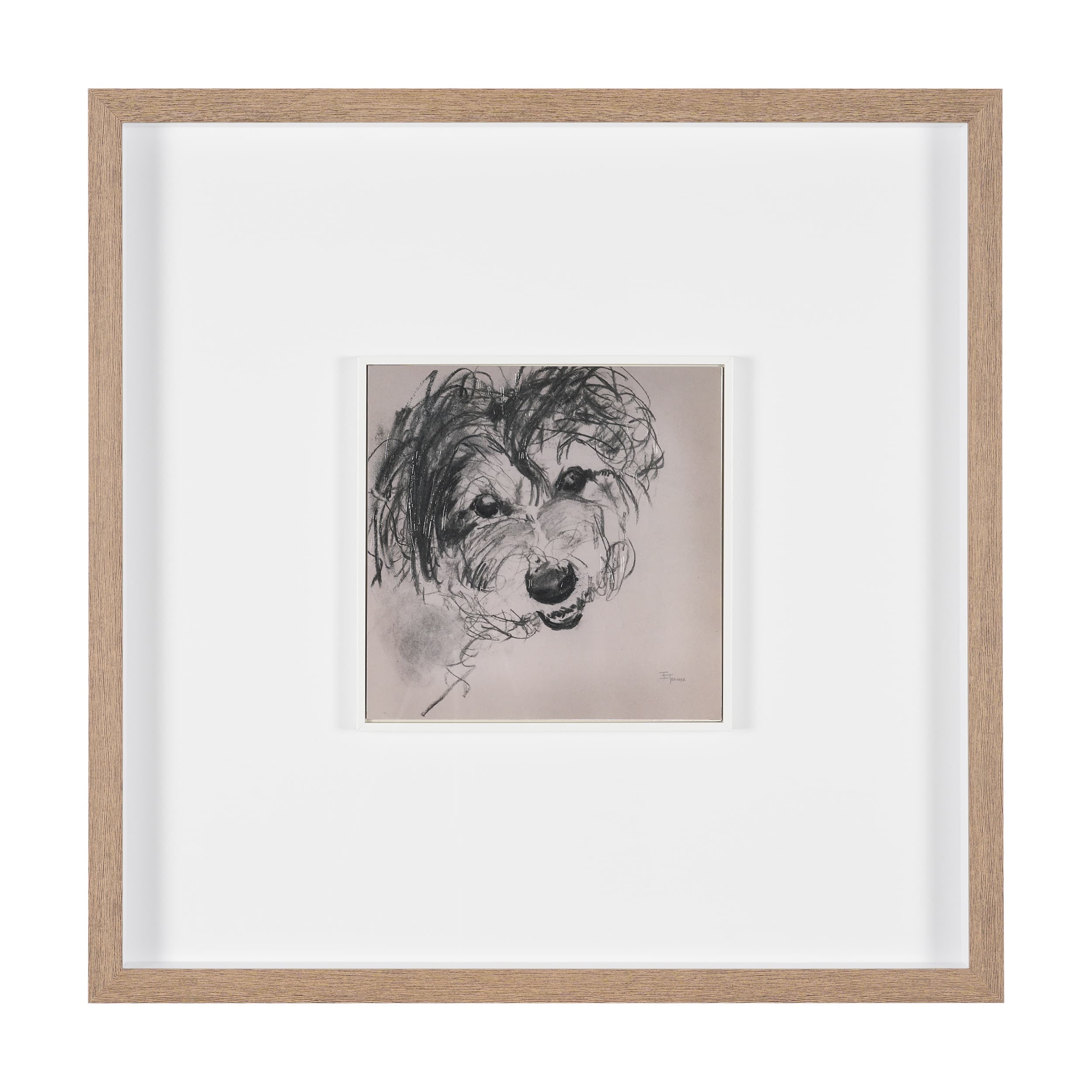 Heinz 57 by Mercana Studio Hand-Embellished Framed Artwork Matted under Glass — product photograph