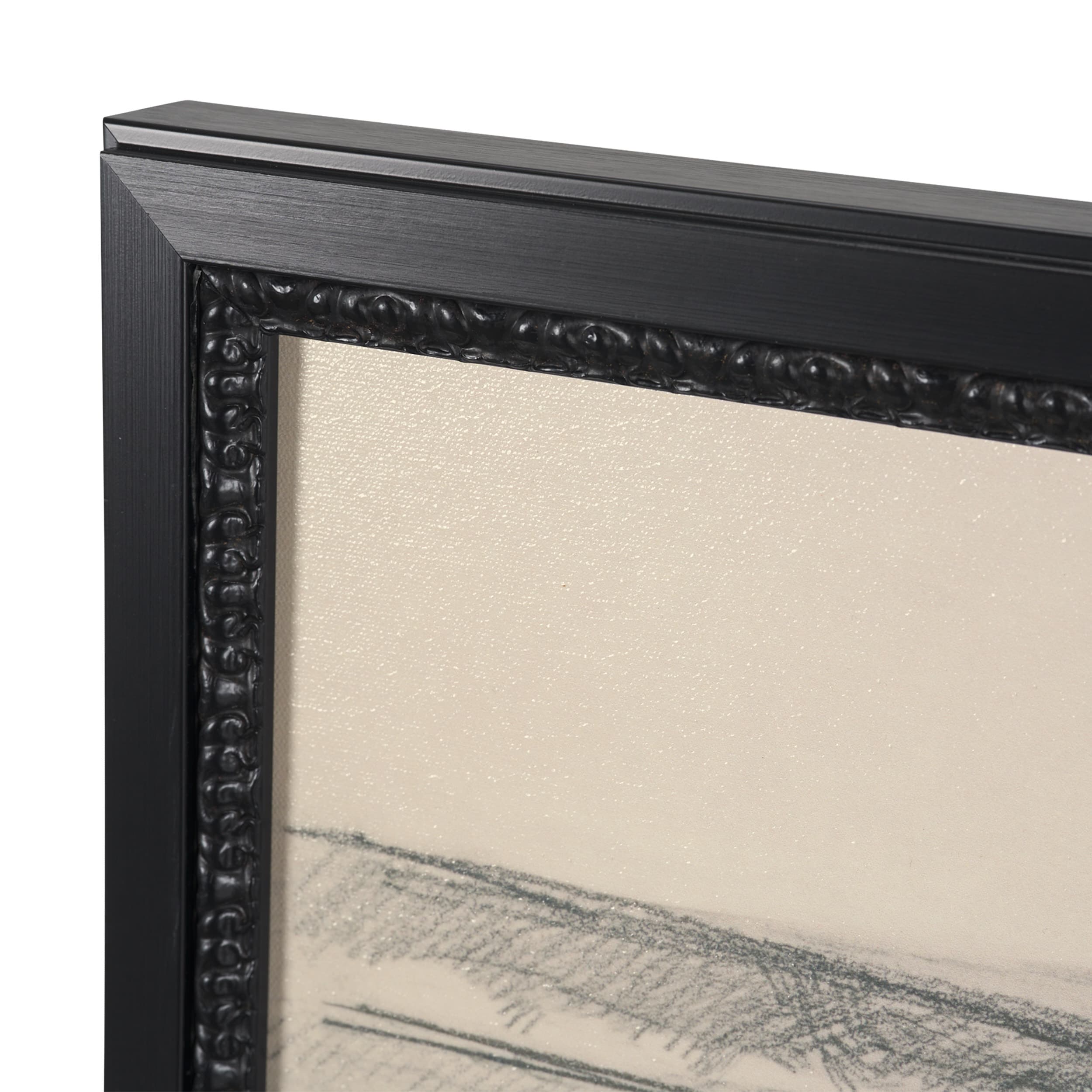 Landscape in Graphite No.1 by Mercana Studio Textured Framed Artwork Matted — product photograph