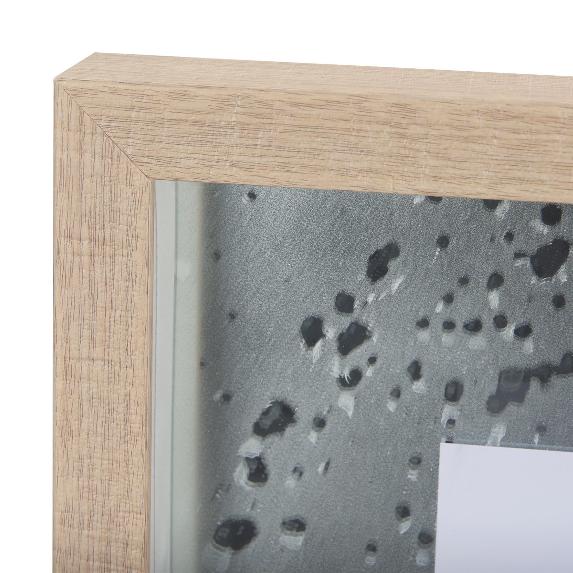 Eastern Blue V by Mercana Studio a Hand Embellished Textured Framed Art Print Matted under Glass — product photograph