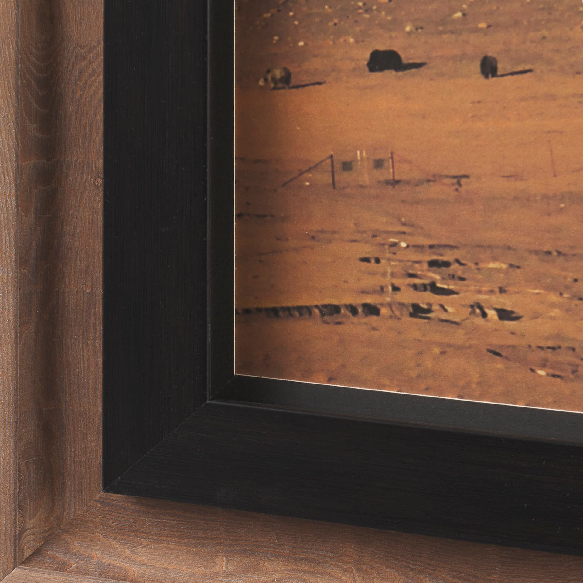 Harmony Pass by Mercana Studio a Hand Embellished Textured Framed Photo Art Print Matted under Glass — product photograph