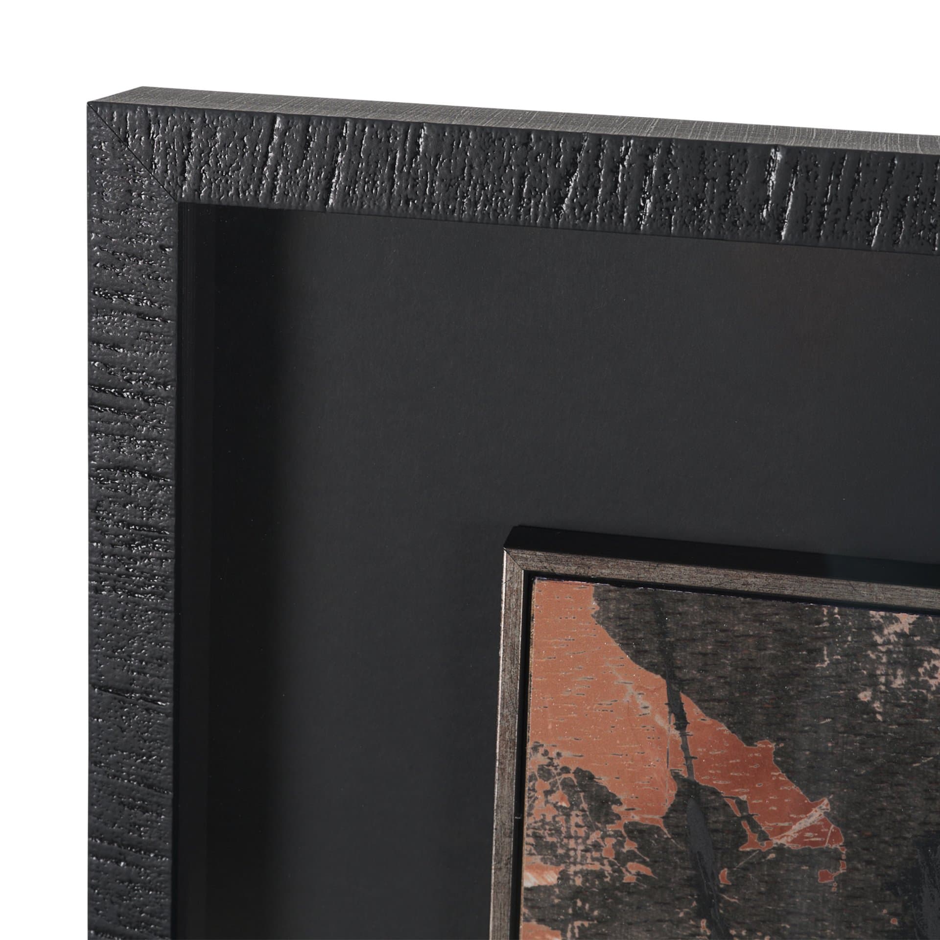 Tones of Sienna III (Set of 2) by Mercana Studio Hand-Embellished Framed Artwork Matted under Glass — product photograph