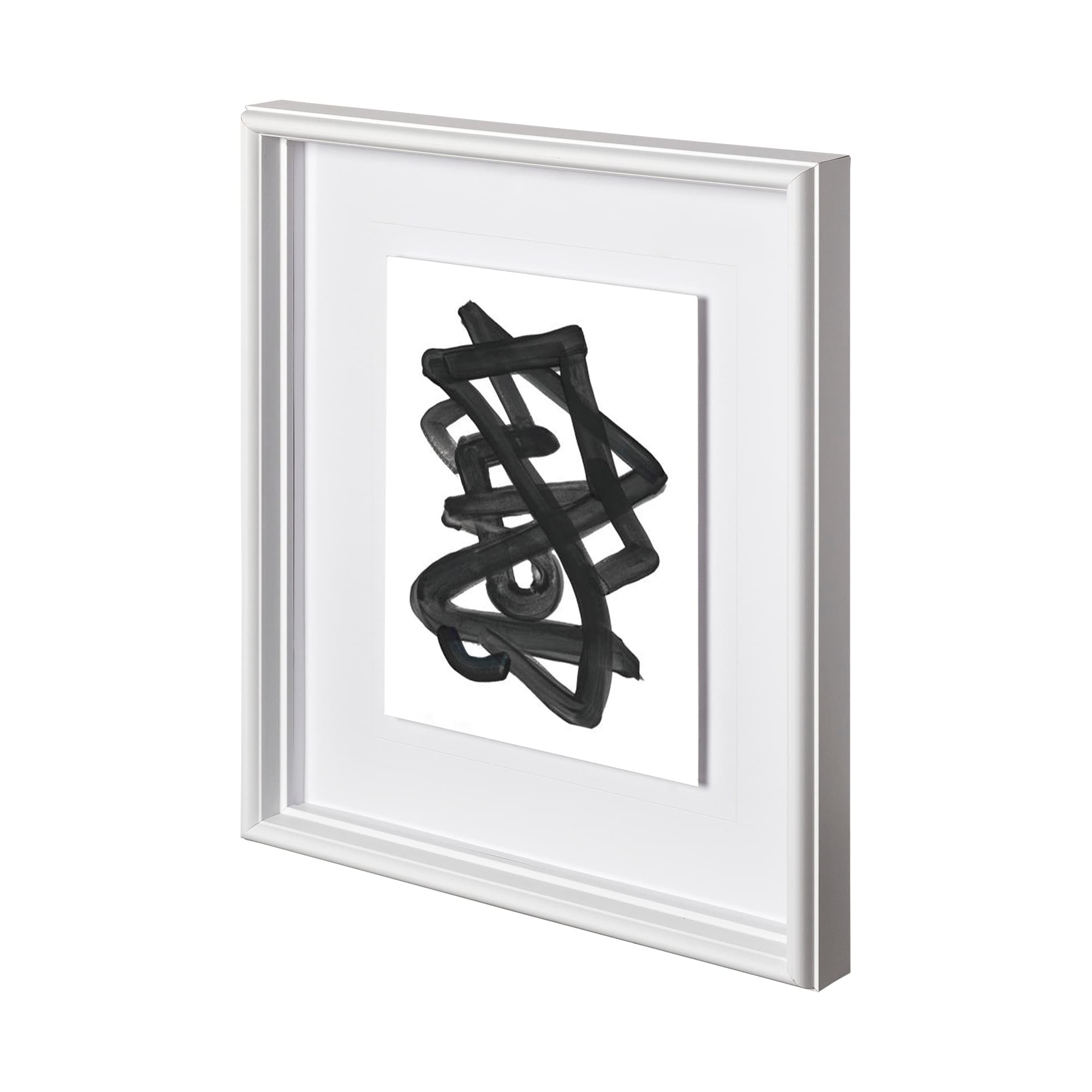 Expression 2 by Lora Gold a Hand Embellished Textured Framed Art Print Matted under Glass — product photograph
