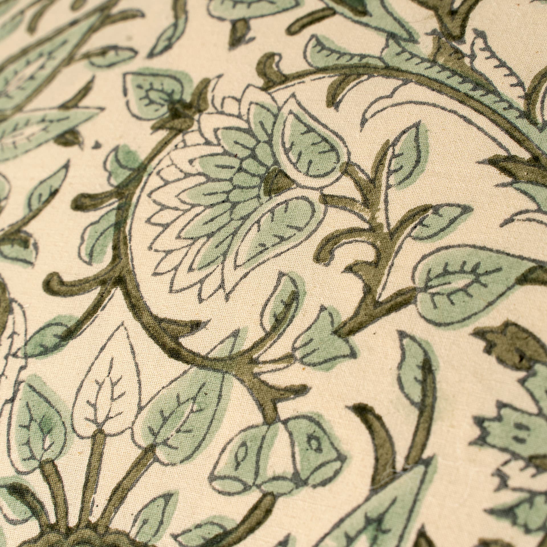 Rupi 20x20 Block Print Pillow Cover w/Filler — product photograph