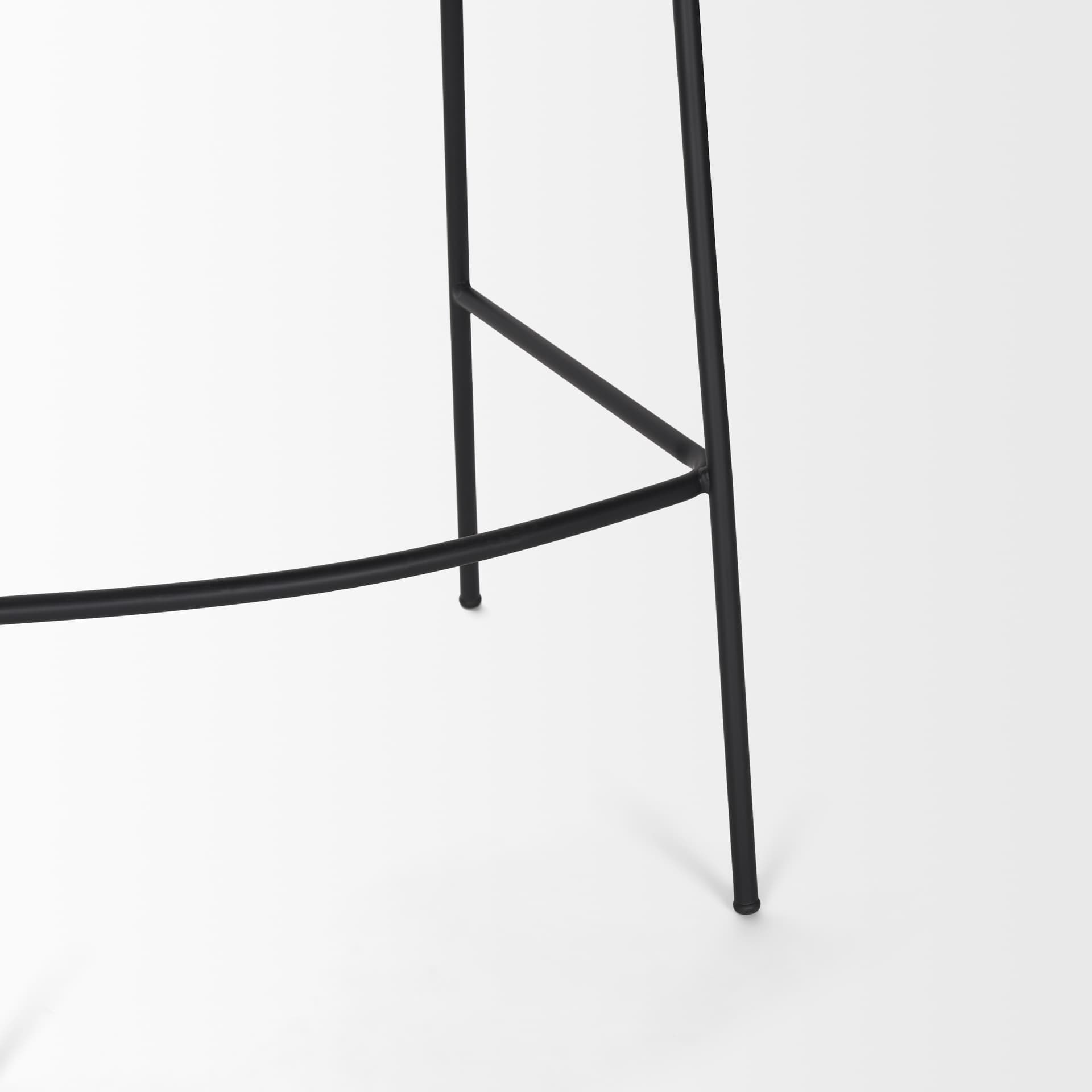 Carolyn Open Back 39.8in Seat Bar Stool | Oatmeal — product photograph
