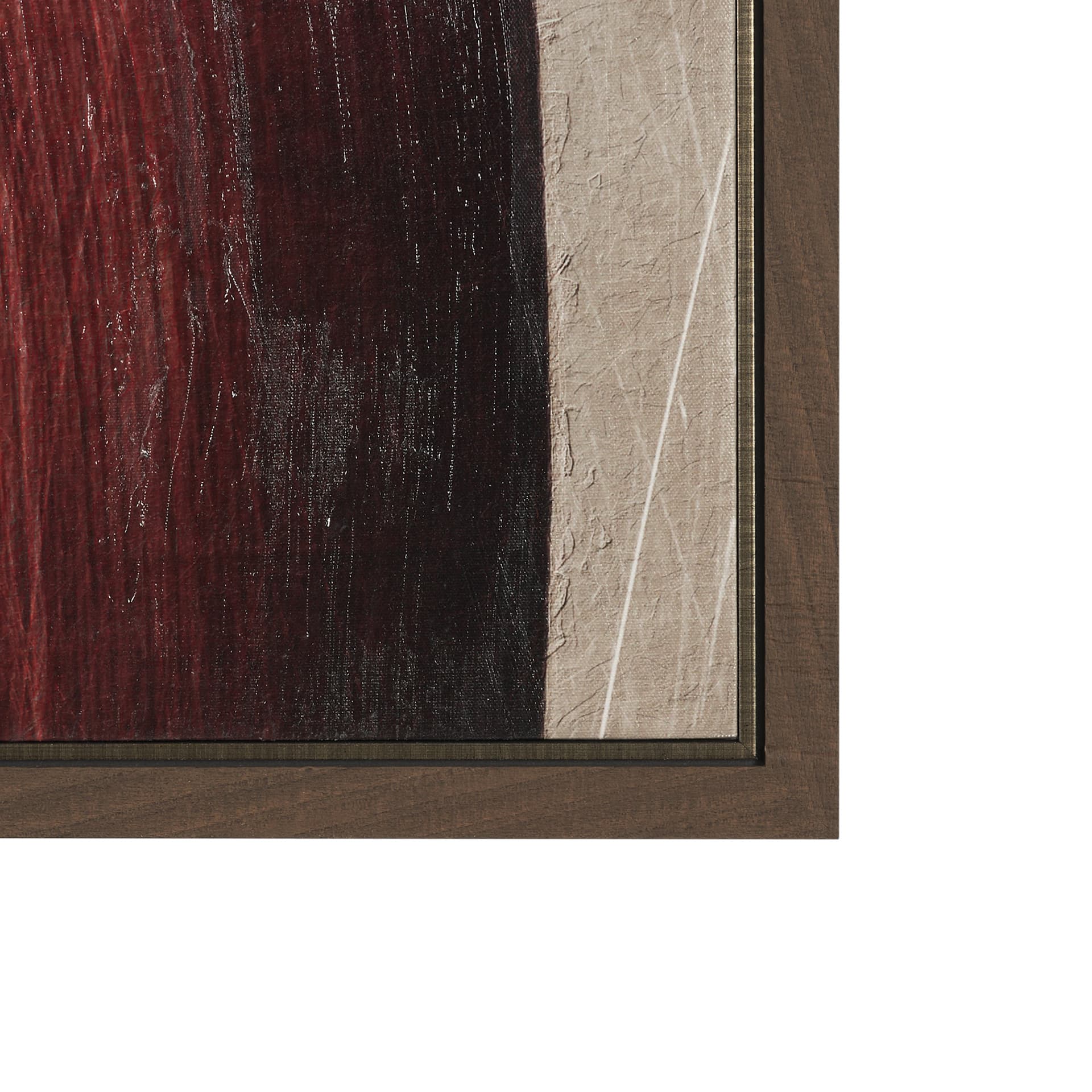 Alma - Metal Brushes II by Mercana Studio a Hand Embellished Textured Framed Canvas — product photograph