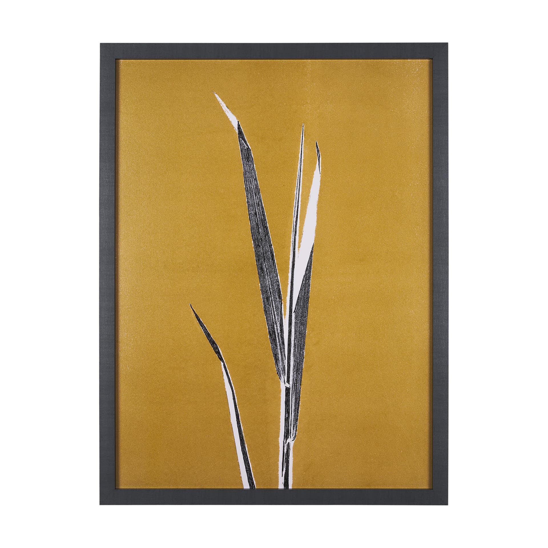 New Grasses 2 by Mary Margaret Briggs a Hand Embellished Textured Framed Art Print — product photograph