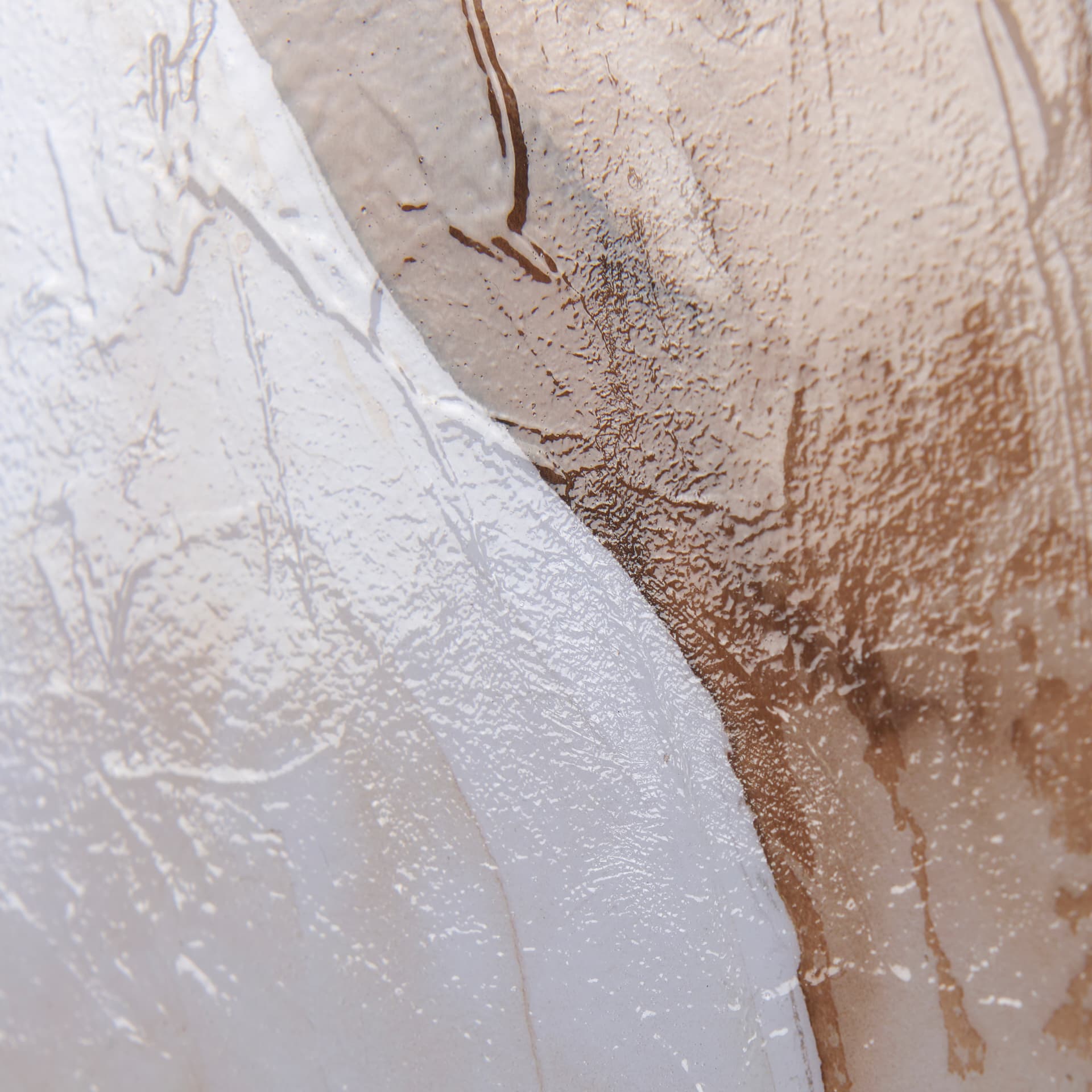 Vase Gray Pods by Mercana Studio a Hand Embellished Textured Framed Art Print — product photograph