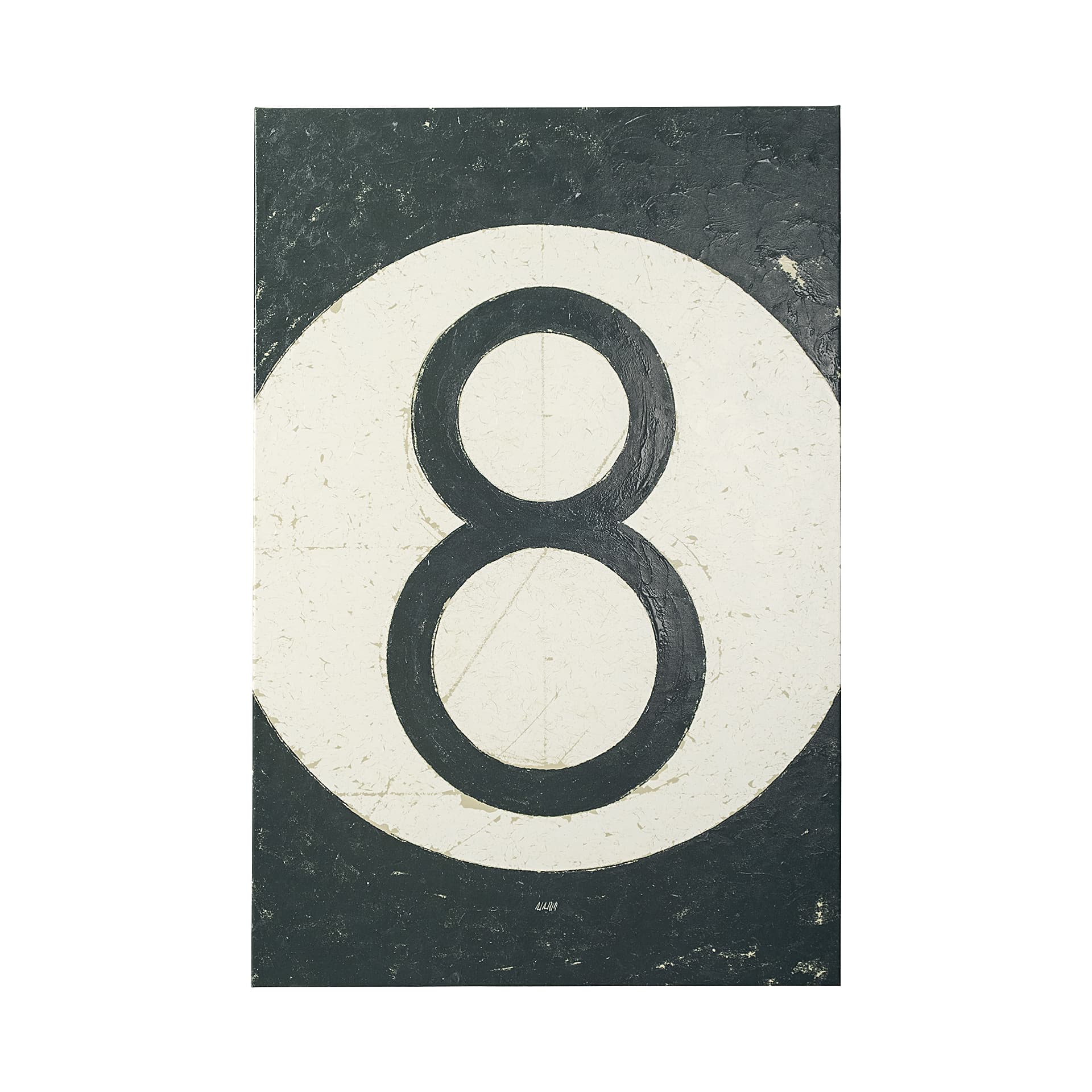 Value Collector 8 by Alarm a Hand Embellished Textured Canvas — product photograph