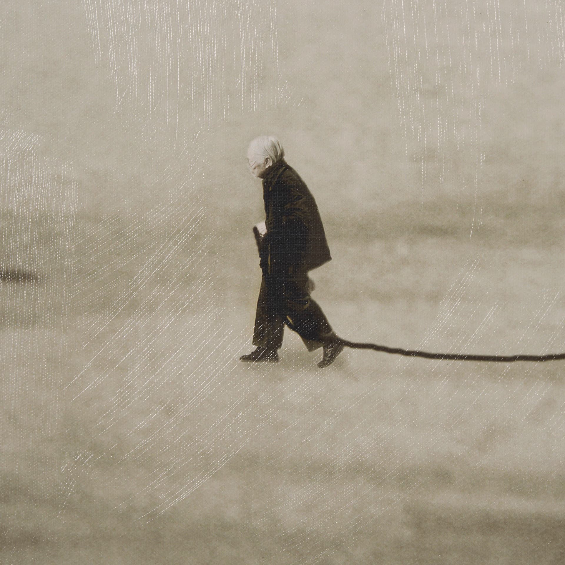 The Walk by Jeffrey Hummel a Hand Embellished Framed Art Print — product photograph