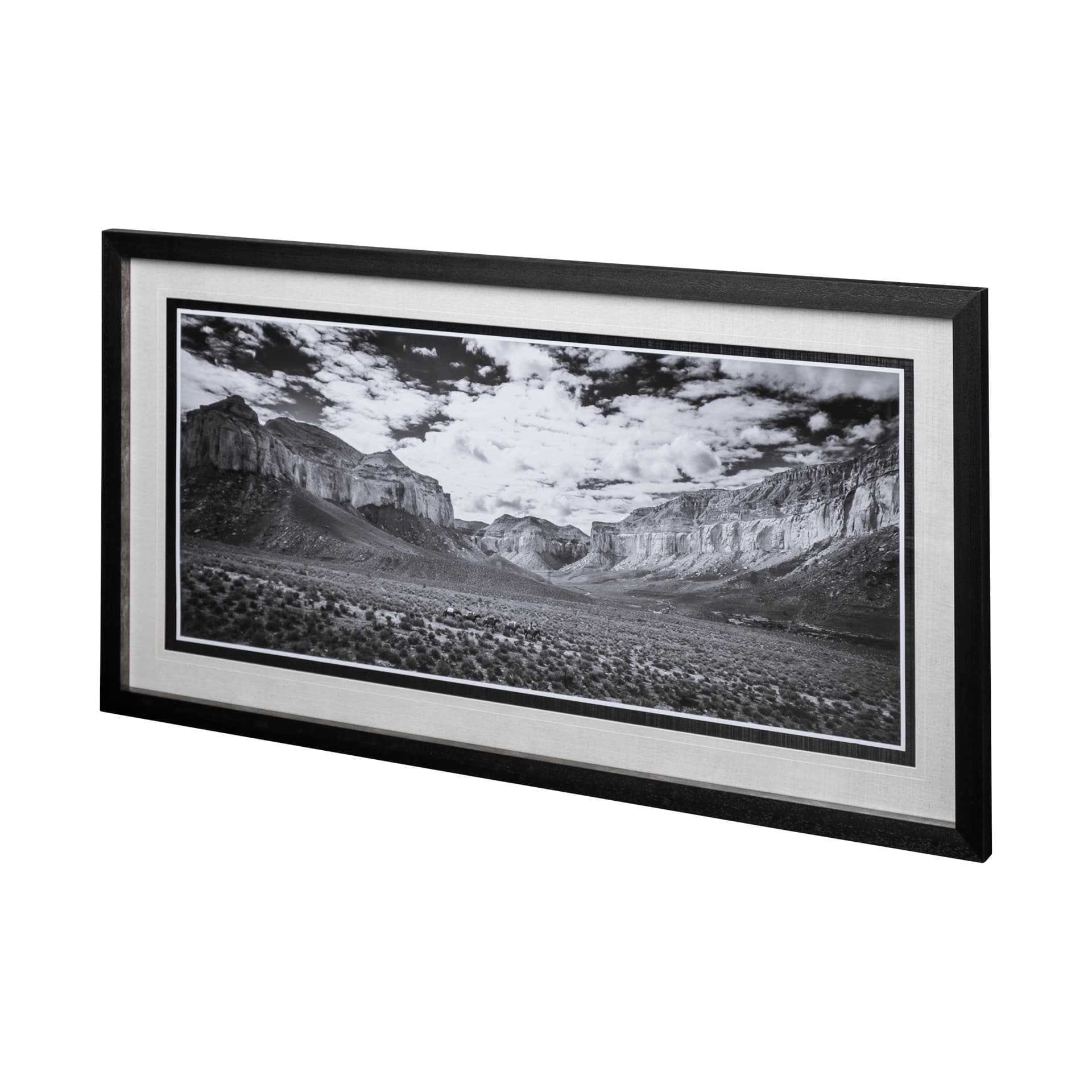 Grand Canyon Packtrain by Chris Dunker Hand Embellished Textured Framed Photo Art Print Matted under — product photograph