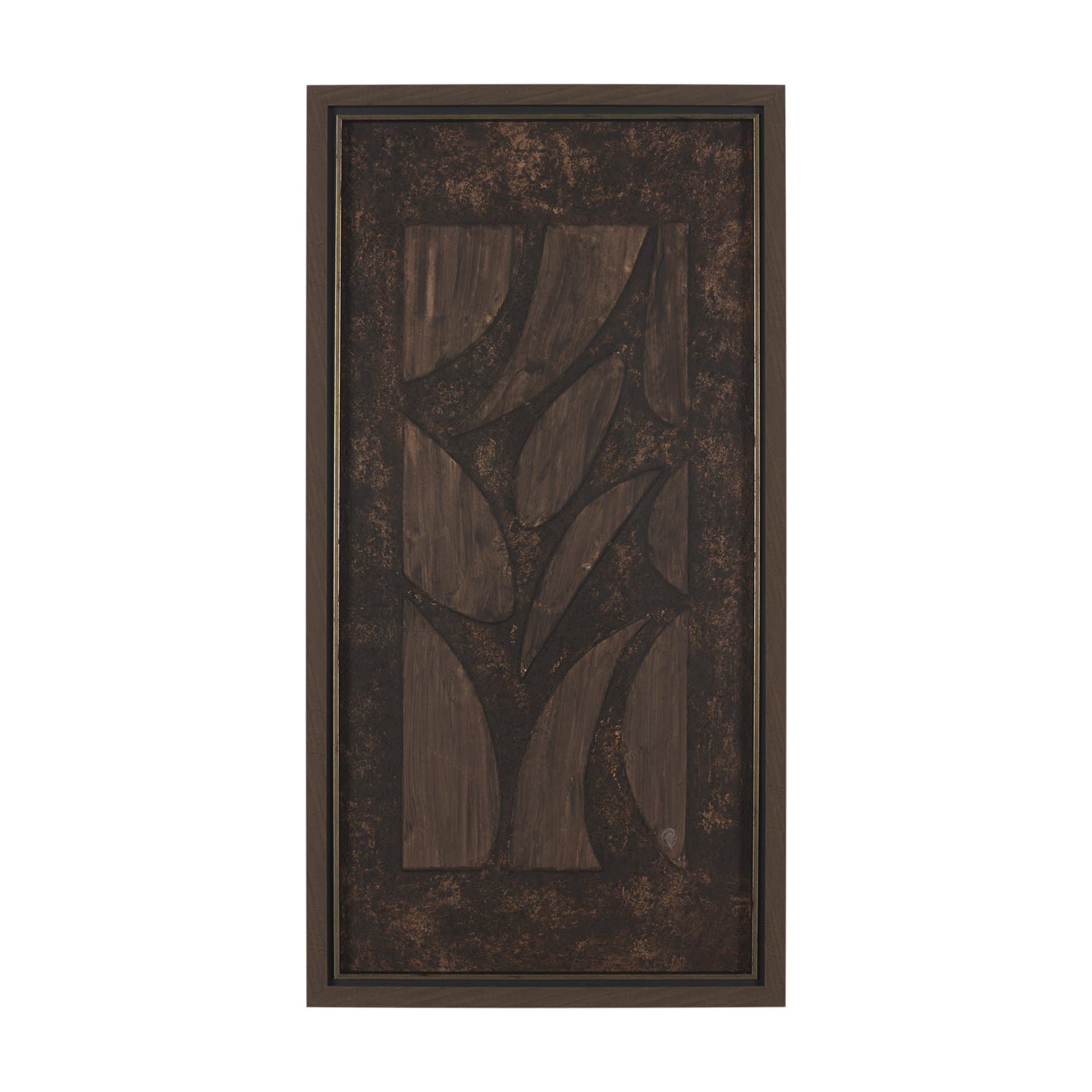 Silt II by Mercana Studio Handmade Original Framed Artwork Matted under Glass — product photograph
