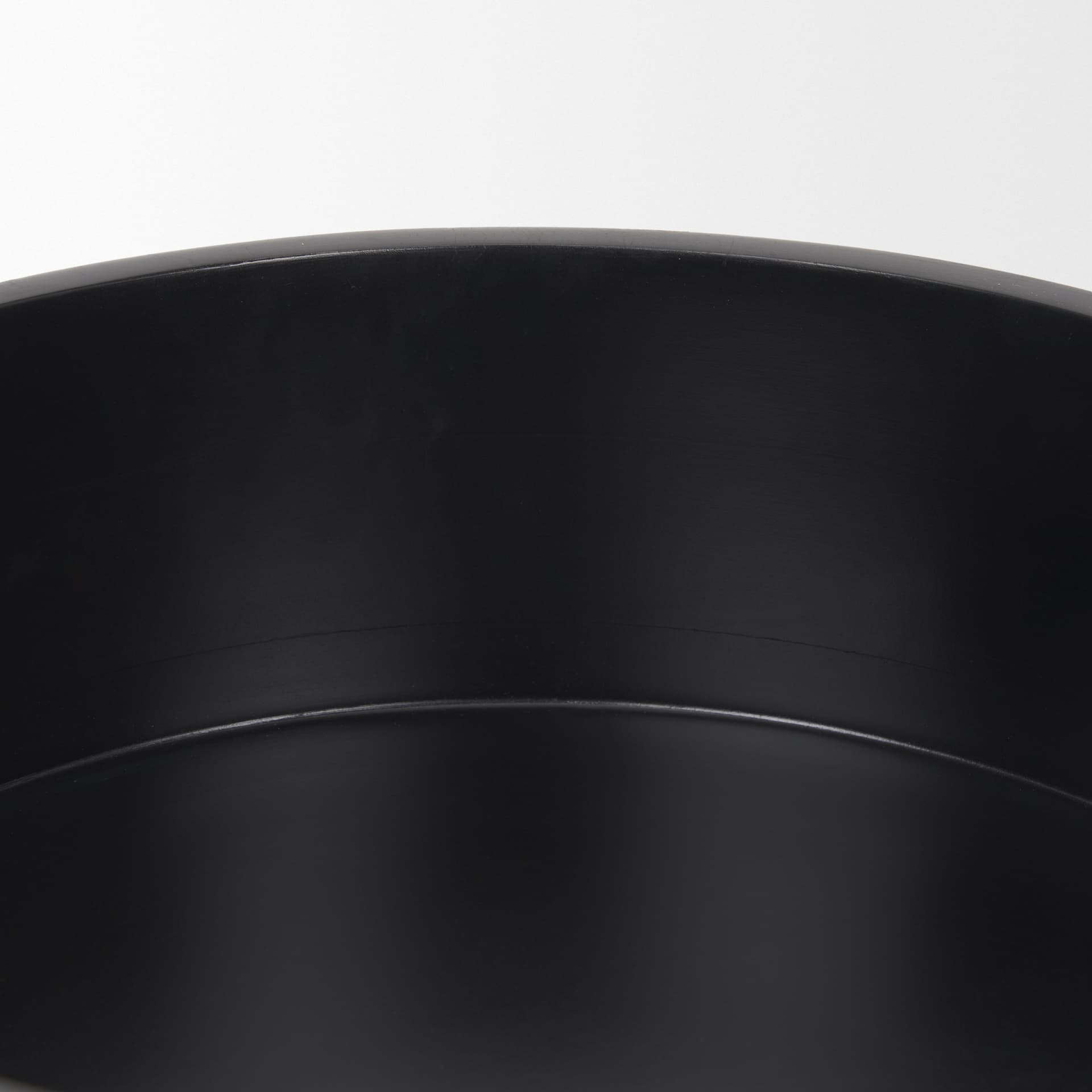 Kadara Black Solid Wood Decorative Bowl — product photograph