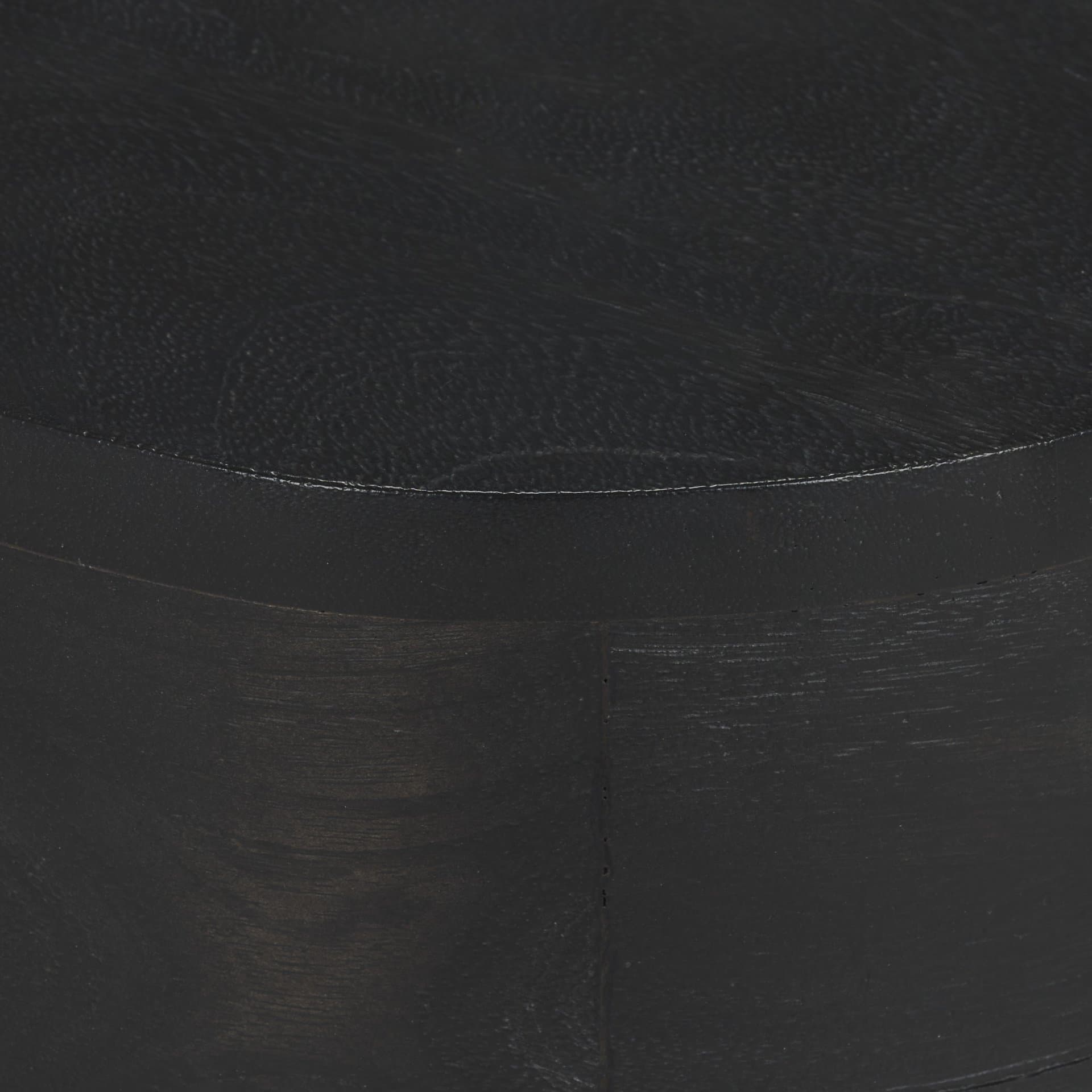Cove Dark Brown Sculptural Open Side Table — product photograph