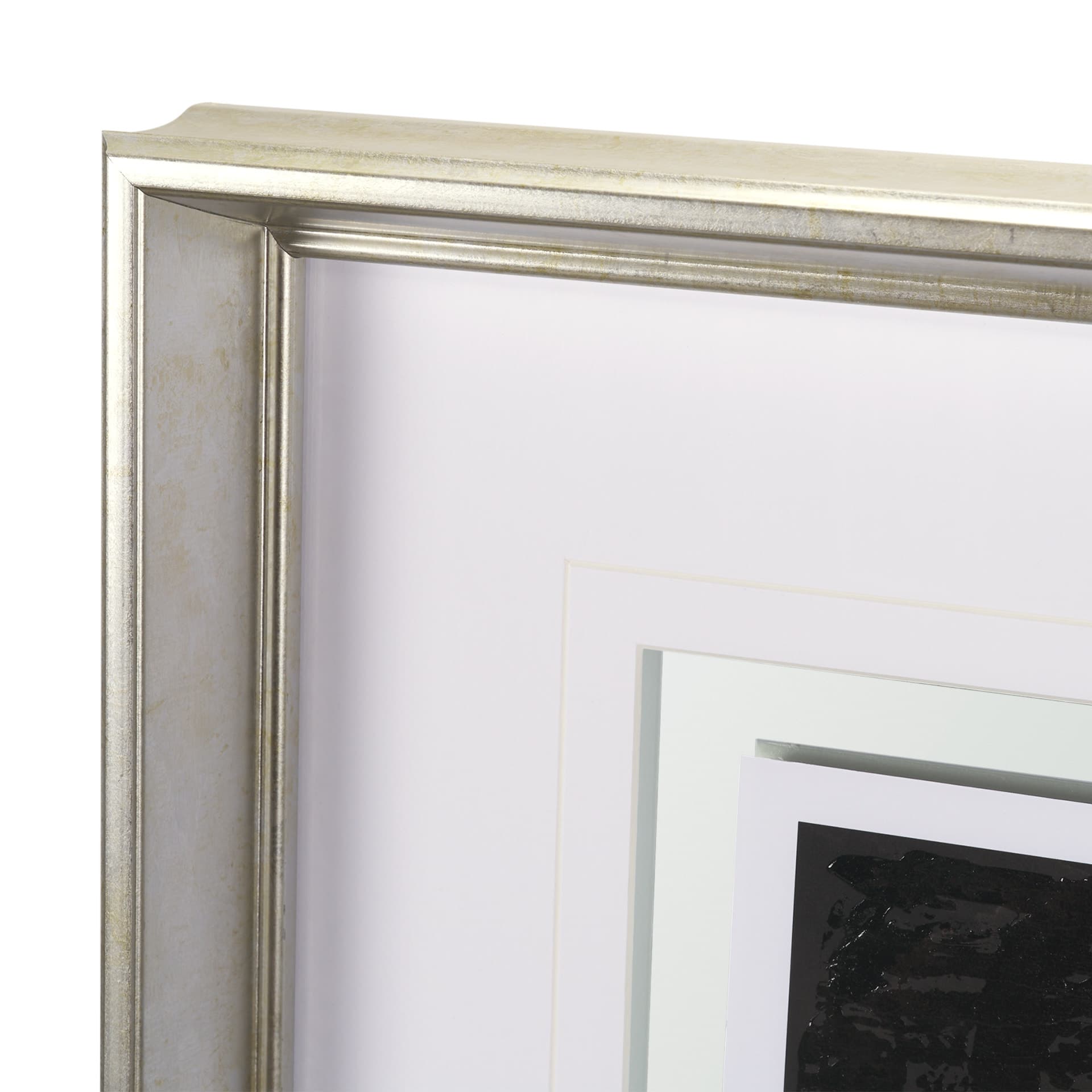 Andromedae VI by Melody D a Hand Embellished Textured Framed Art Print Matted under Glass — product photograph