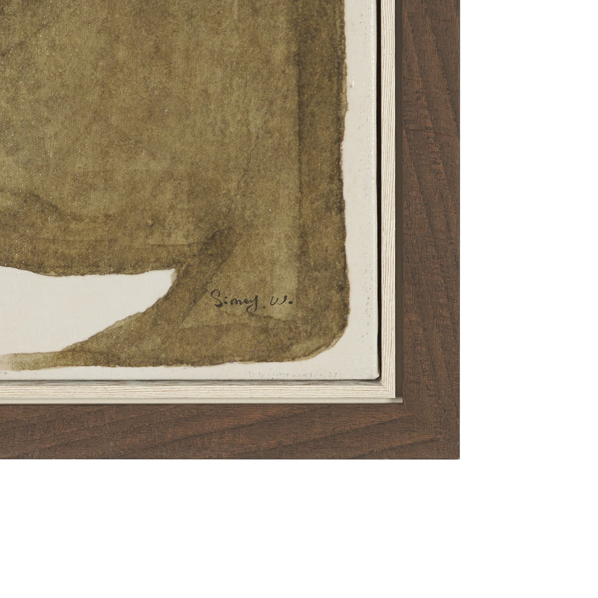 Spanish Tile Light II by Mercana Studio Hand-Embellished Textured Framed Canvas Artwork — product photograph