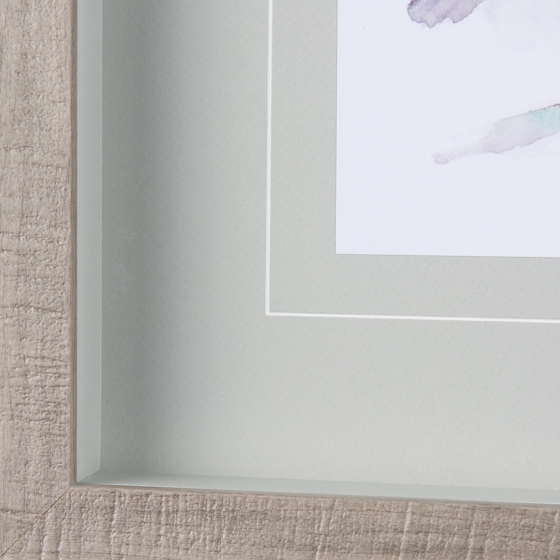 Robin IV by Mercana Studio a Hand Embellished Textured Framed Art Print Matted under Glass — product photograph