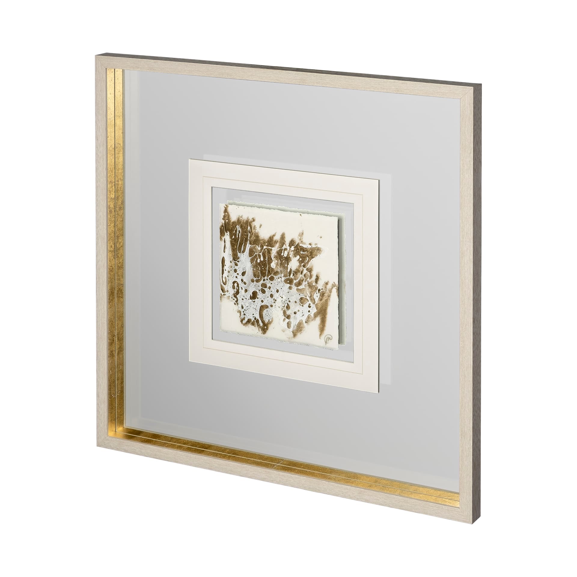 Agleam by Studio M a handmade Original Framed Artwork under Glass — product photograph