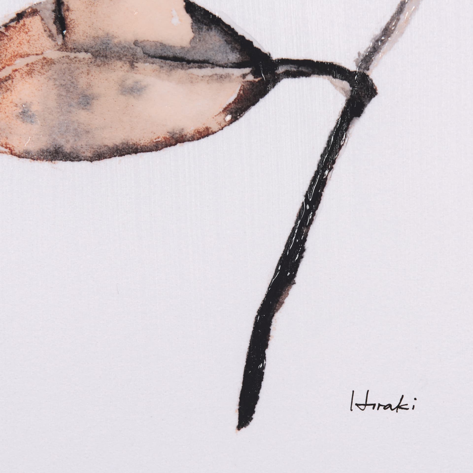 Autumn Message II by Mercana Studio a Hand Embellished Textured Framed Art Print — product photograph