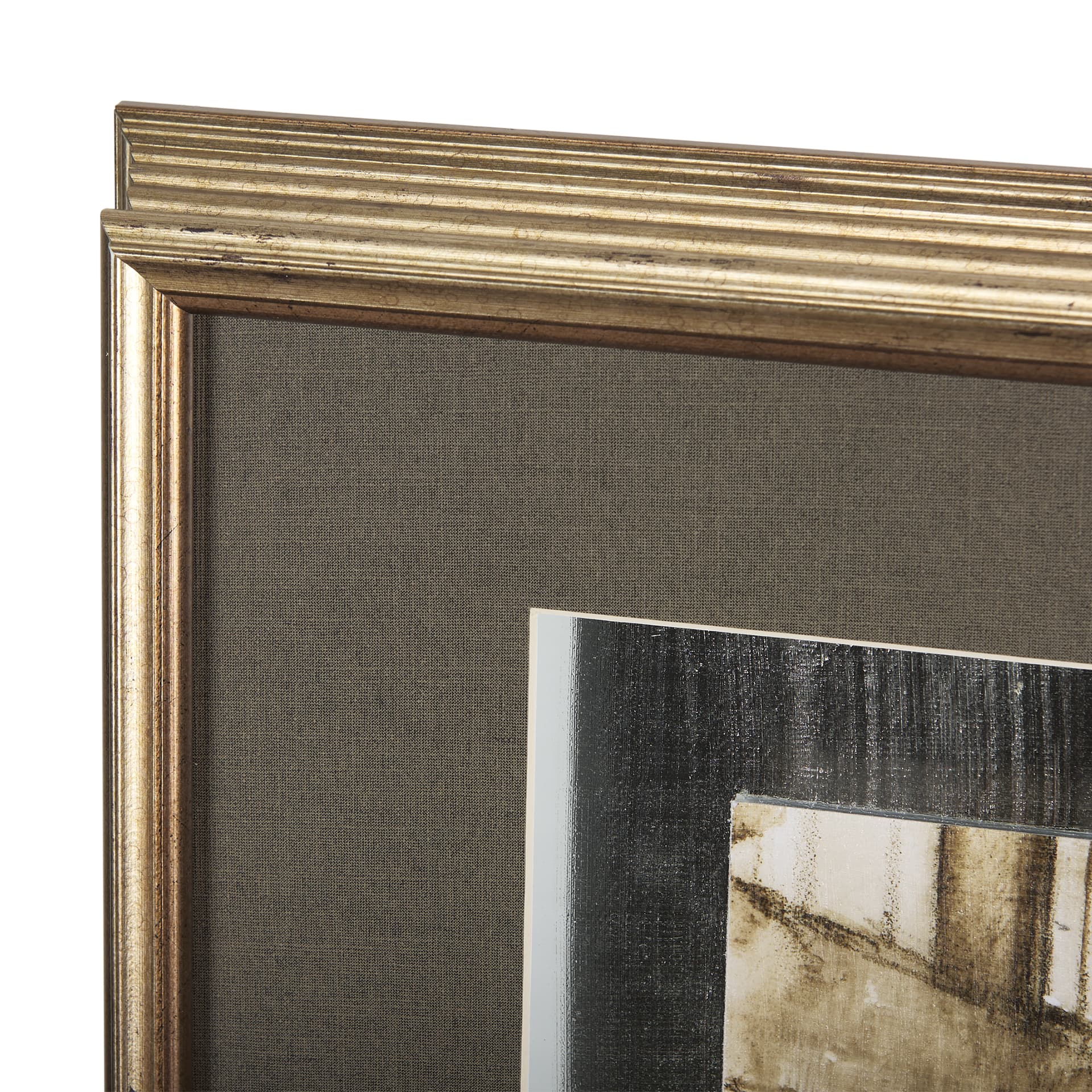 Vintage Car Picture I by Mercana Studio Hand Embellished Textured Framed Art Print Matted under Glas — product photograph