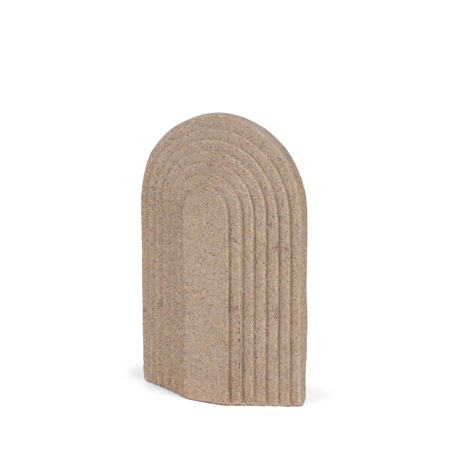 Kael Resin Textured Concrete Gray Decorative Object — product photograph