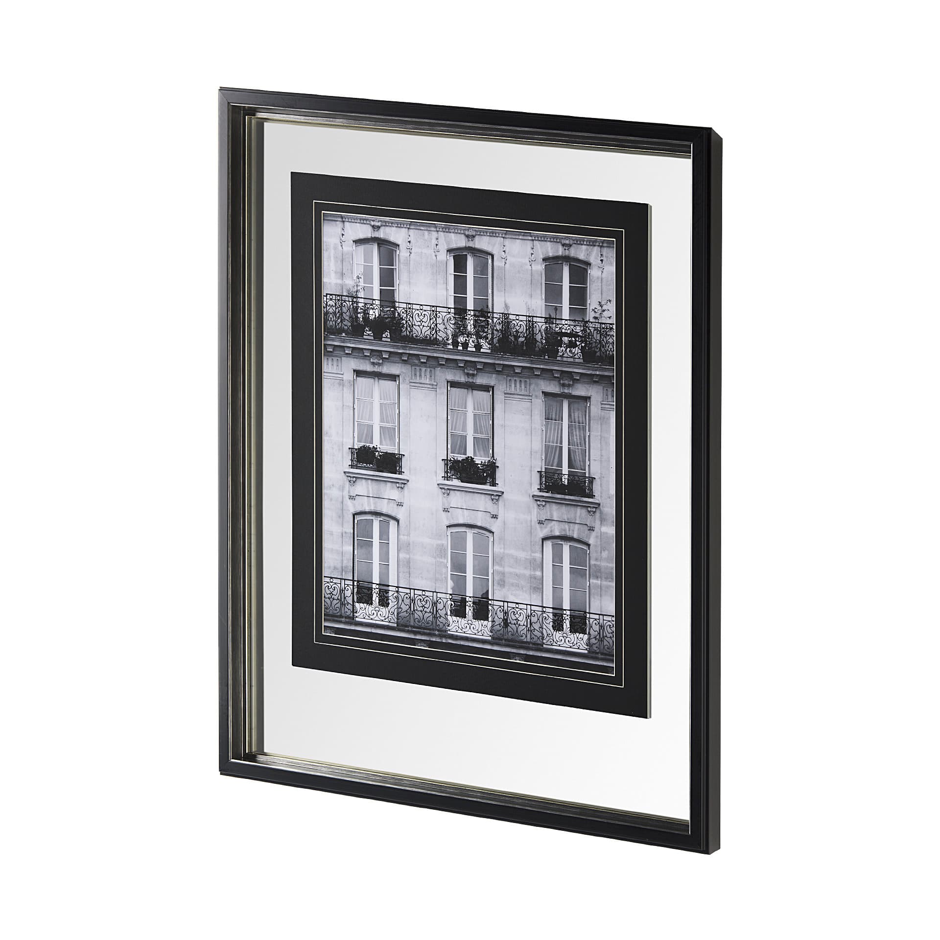 Across the Street II by Laura Marshall a Framed Art Print Matted under Glass — product photograph