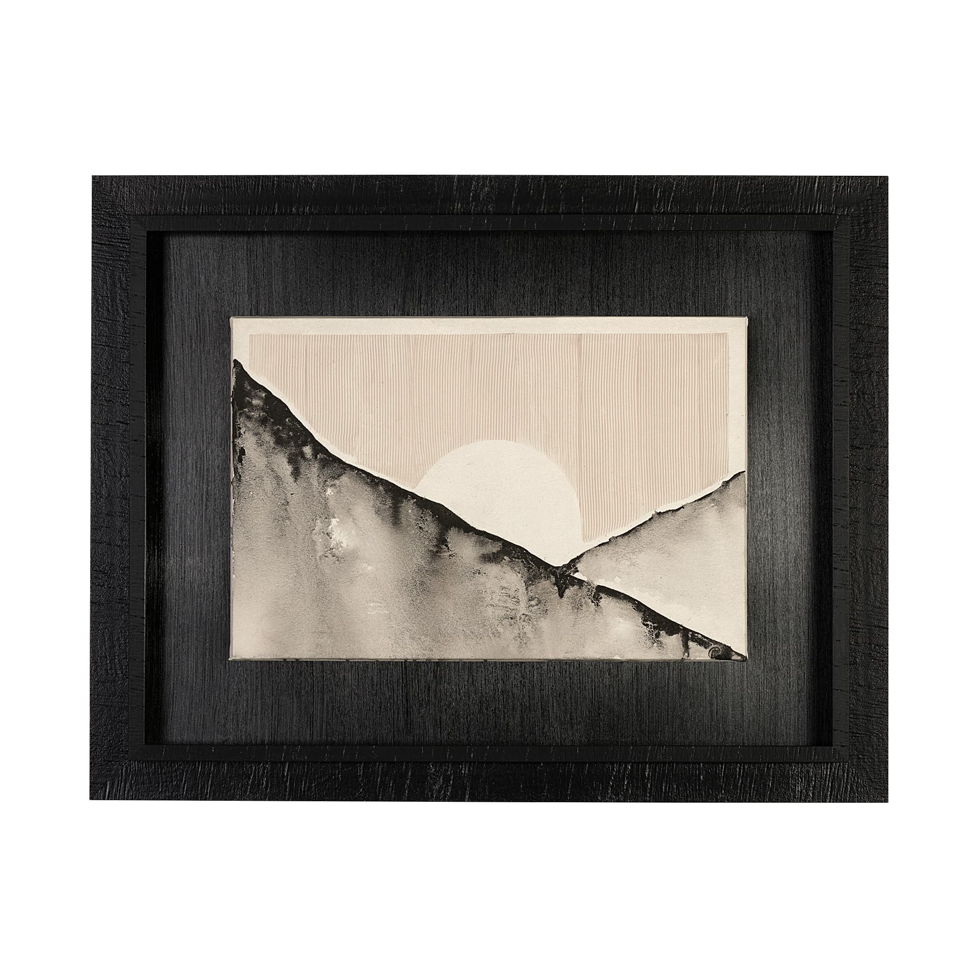 Sunrise L by Studio M a handmade Original Framed Artwork under Glass — product photograph
