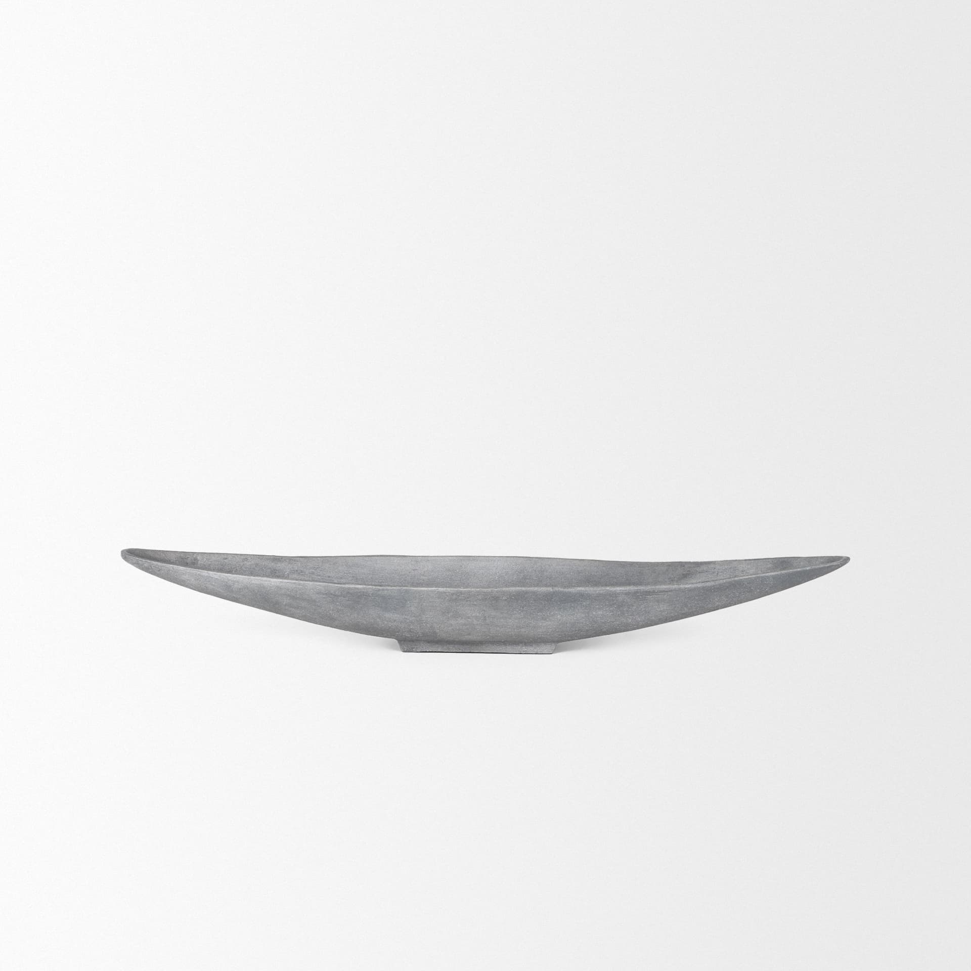Piero Small Concrete Finished Metal Decorative Bowl — product photograph