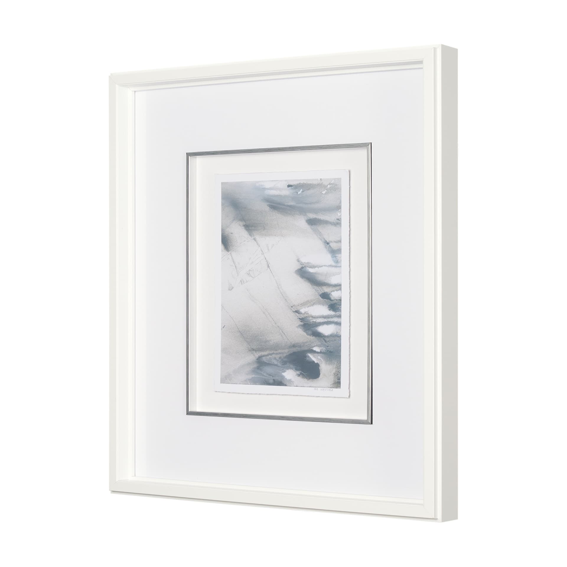 Unveiling Layers by Ira Havuka a Framed Art Print Matted under Glass — product photograph