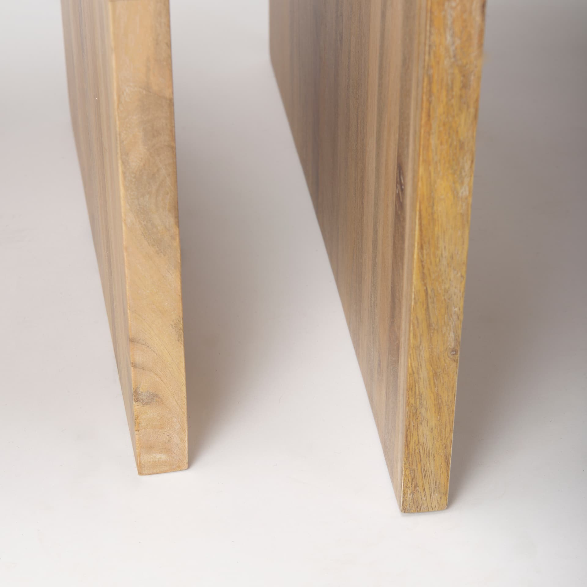 Chloe 20.0L x 20.0W x 24.0H Set of 2 Cottage Wood Nesting Accent Tables — product photograph