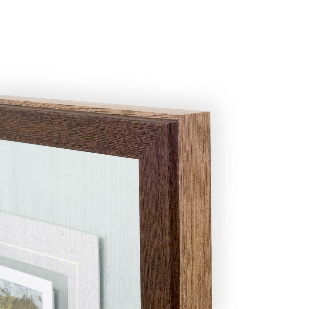 Meadow Lands I by Jennifer Goldberger Hand Embellished Textured Framed Art Print Matted under Glass — product photograph