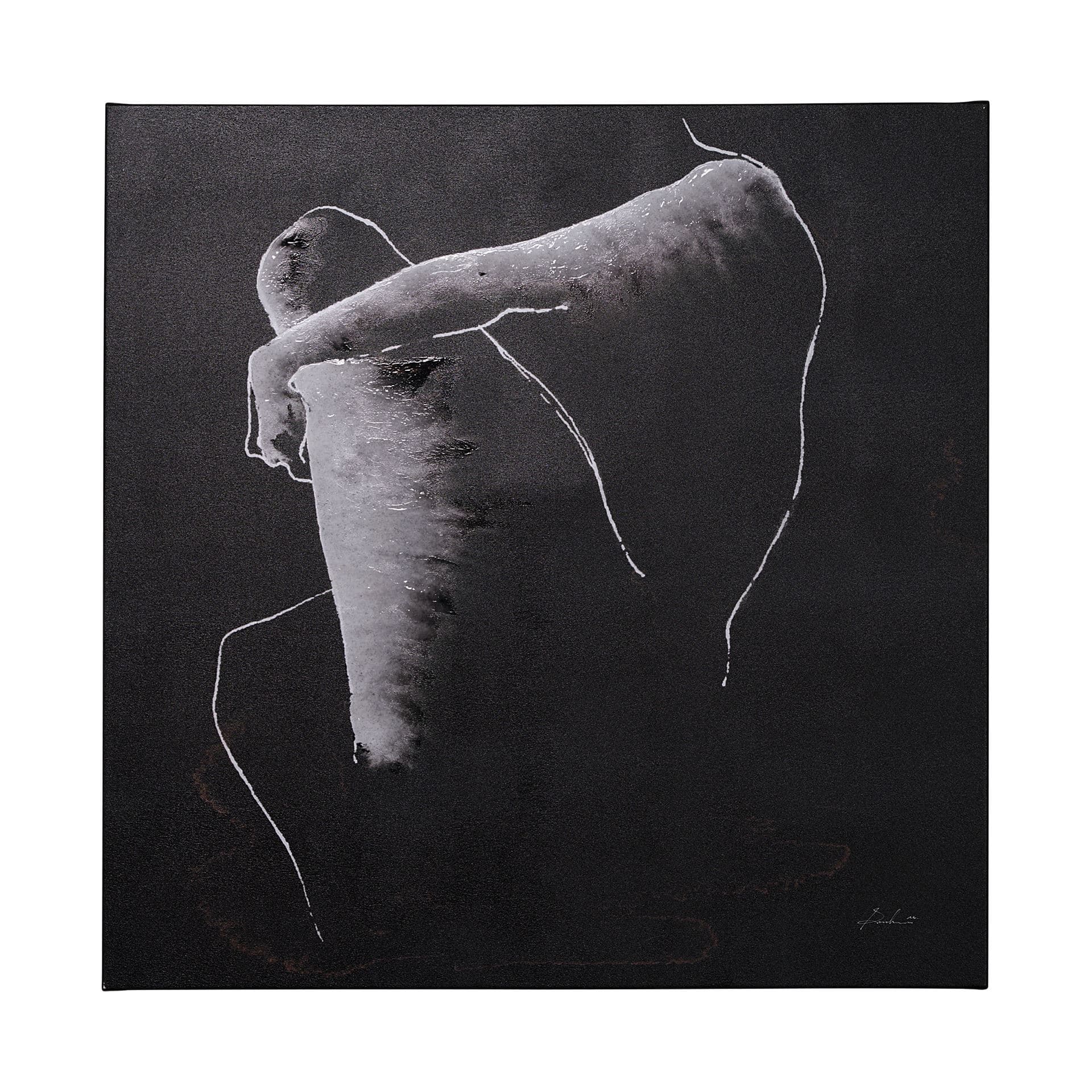 Andromedae III by Melody. D a Hand Embellished Textured Canvas — product photograph