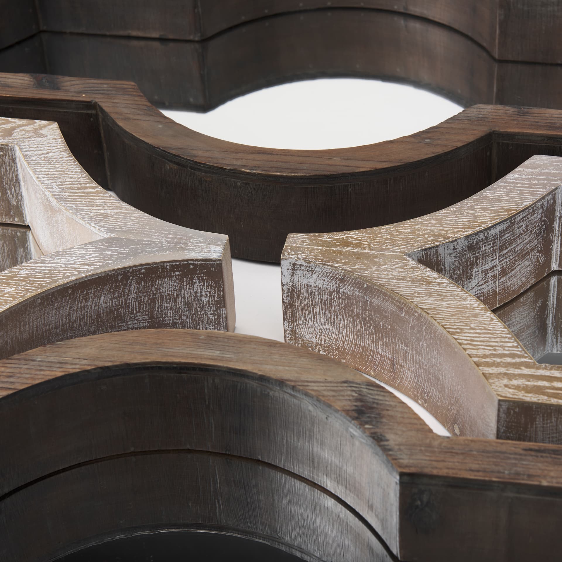 Tamanar 15.0 x 3.0 x 34.1 Light Brown Wood Frame Wall Mirror — product photograph