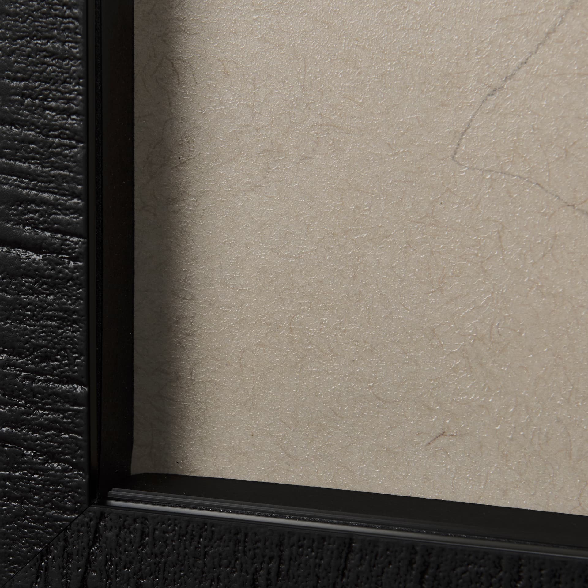 Sketch of Animal IV (Giraffe) by Mercana Studio Hand Embelished Framed Art Print Matted under Glass — product photograph