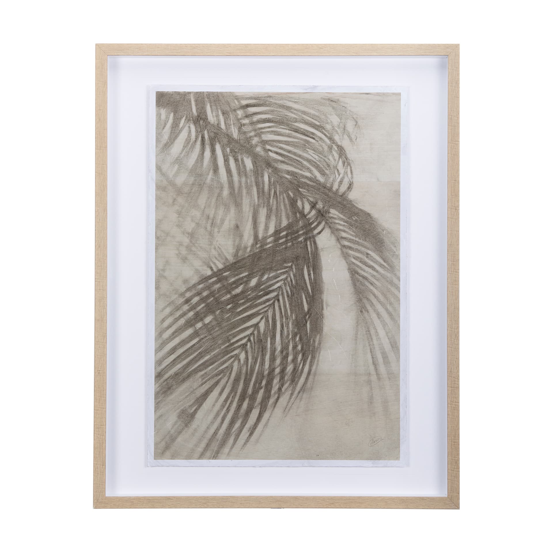 Shadows on Wood I by Mercana Studio a Hand Embellished Textured Framed Art Print Matted under Glass — product photograph