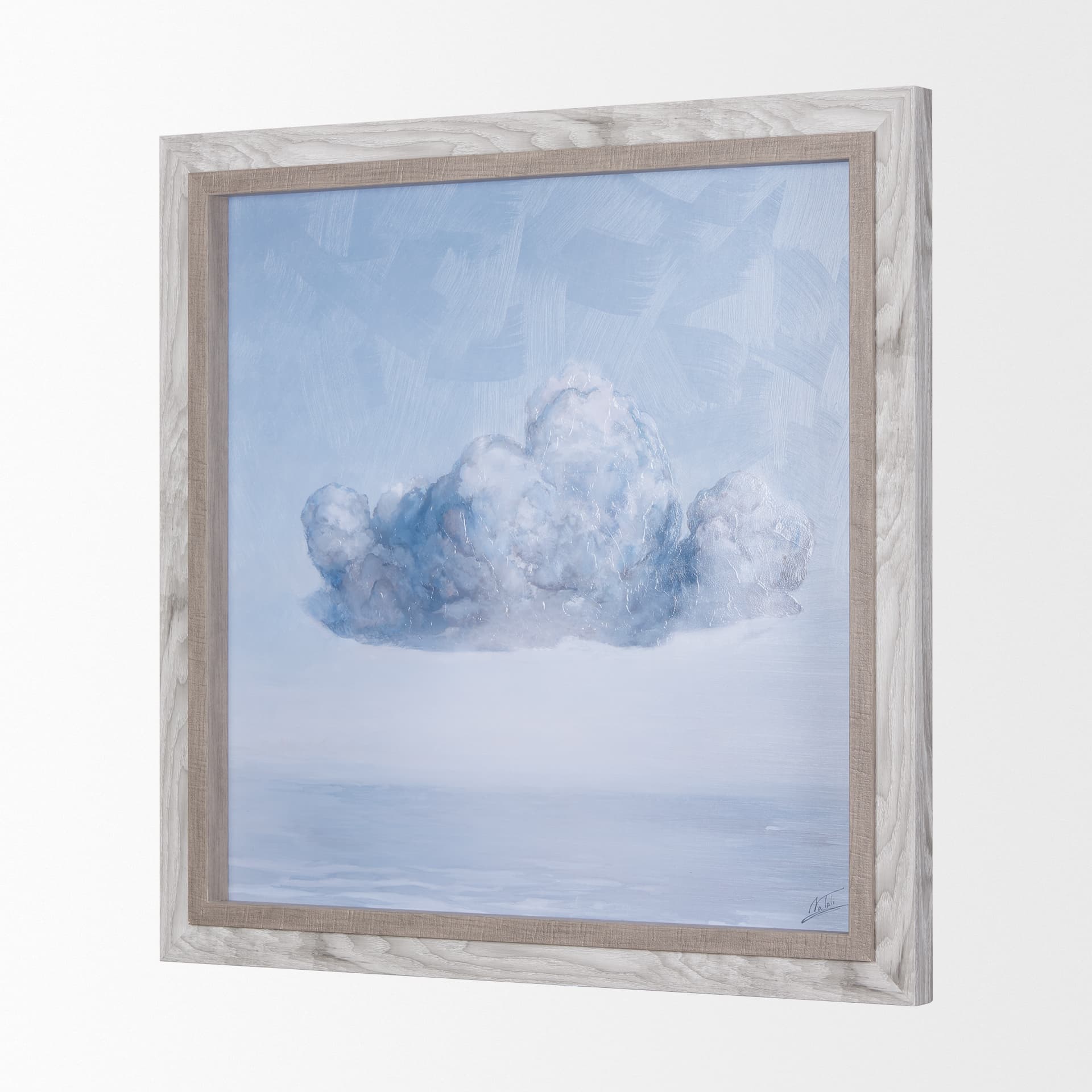 Day cloud I by Mercana Studio a Hand Embellished Textured Framed Art Print — product photograph