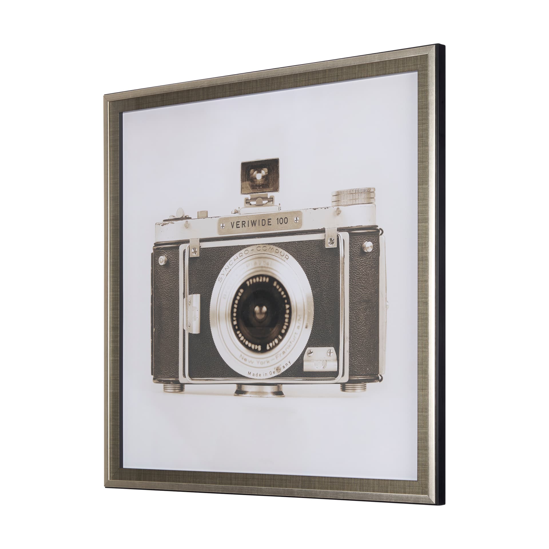 Retro Camera I by Mercana Studio a Hand Embellished Textured Framed Photo Art Print Matted under Gla — product photograph